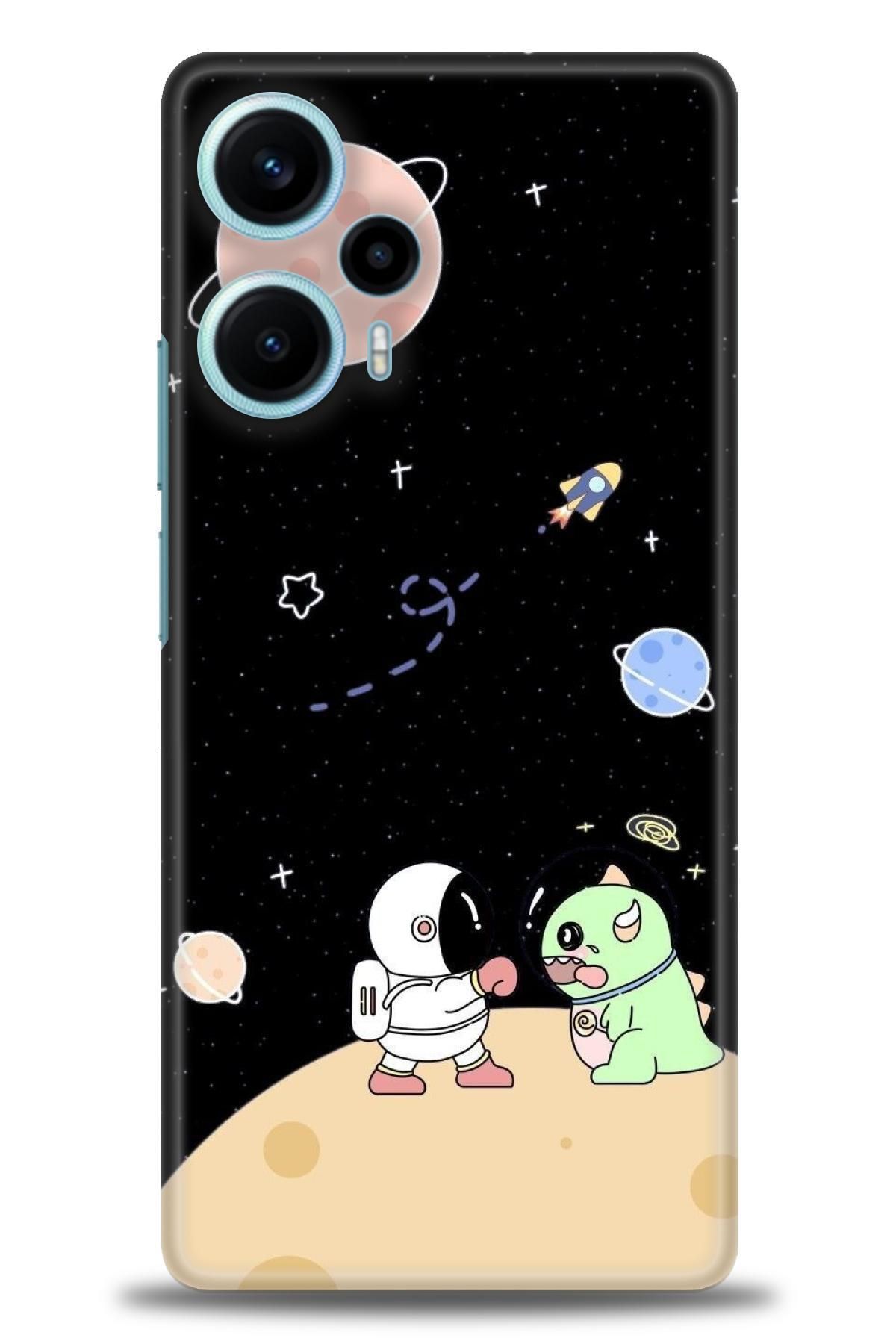 CooperTech Xiaomi Poco F5 İle Uyumlu HD Baskılı Desenli Silikon Kılıf - 380