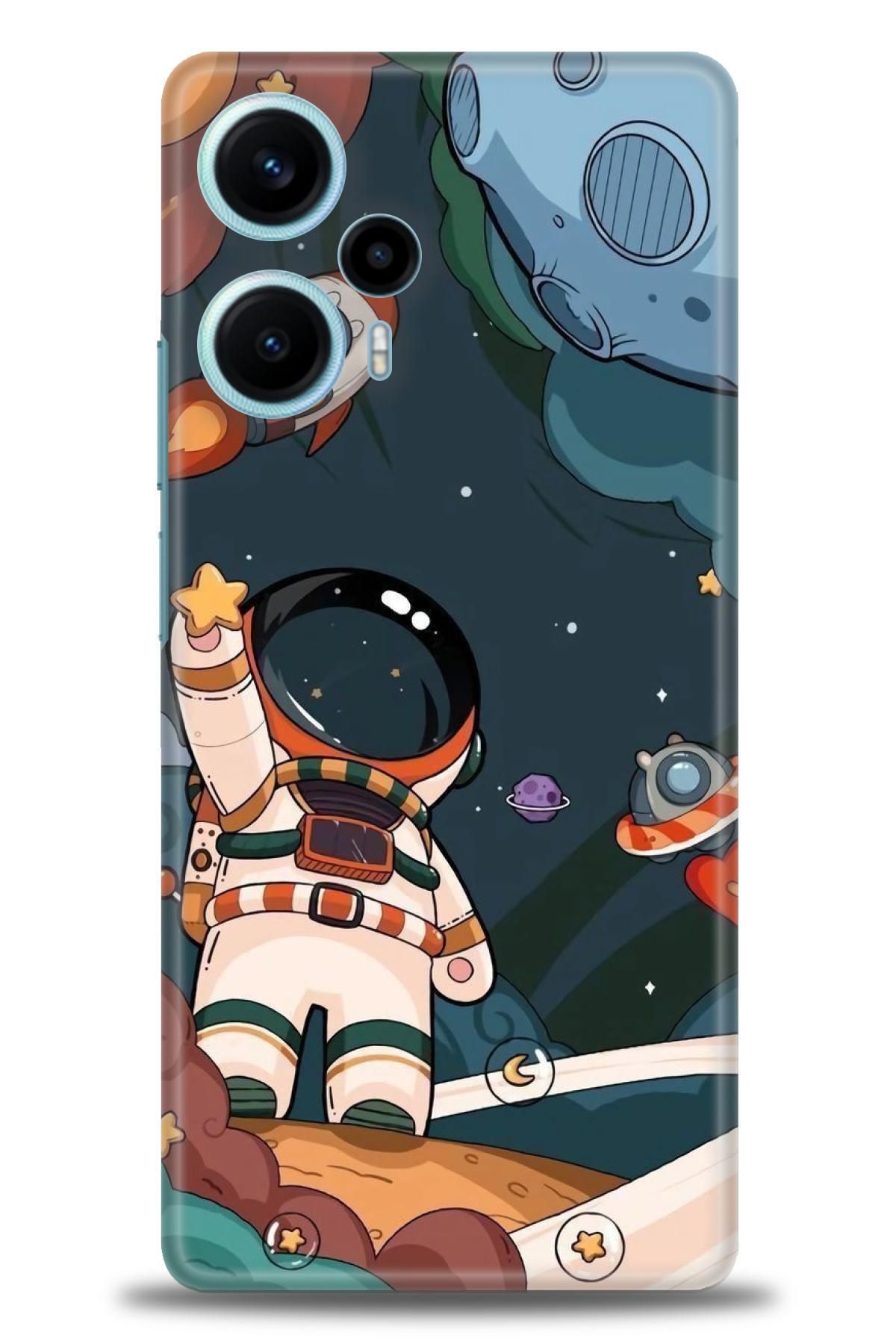 CooperTech Xiaomi Poco F5 İle Uyumlu HD Baskılı Desenli Silikon Kılıf - 1100