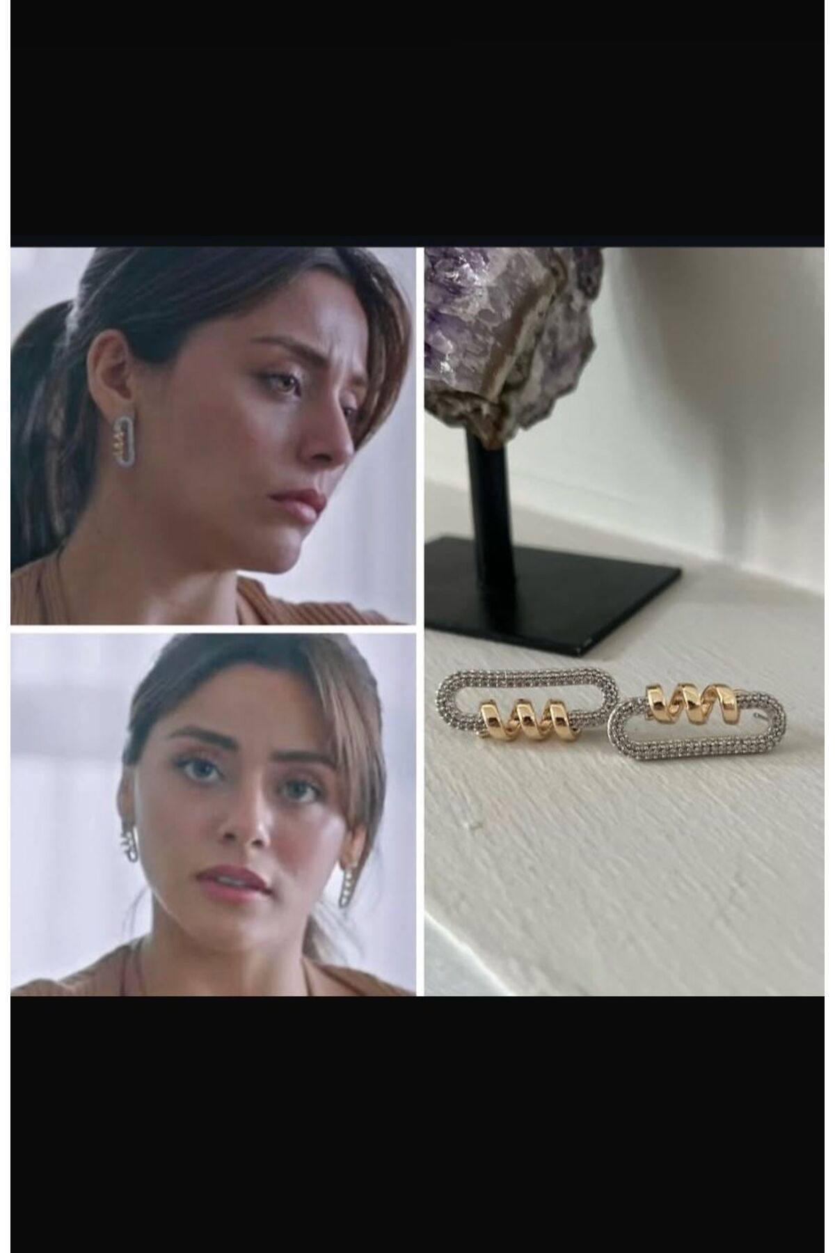 HAZEL BİJOUX KIZILCIK ŞERBETİ DOĞA KÜPE