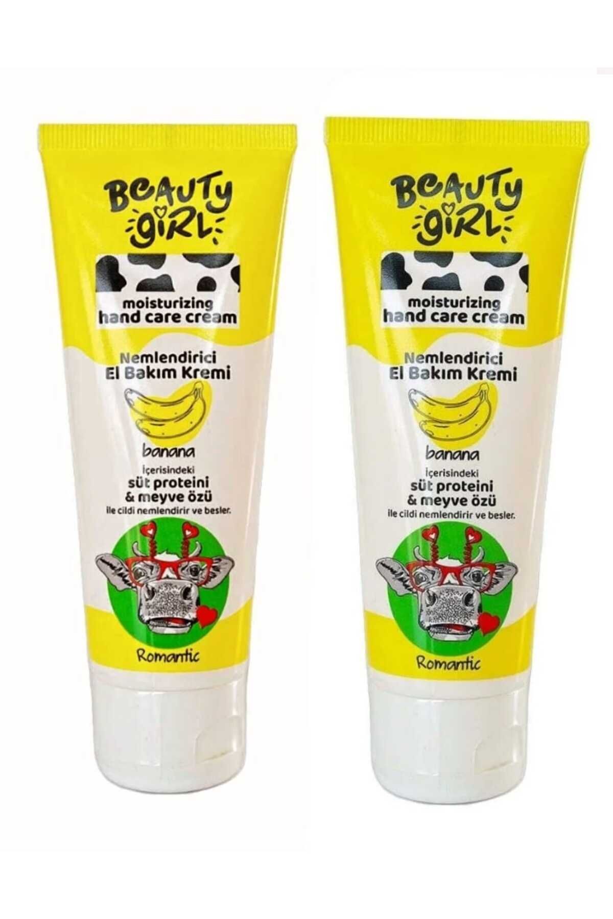 beauty girl EL KREMİ MUZ MILK THERAPY 75 ML 2 ADET