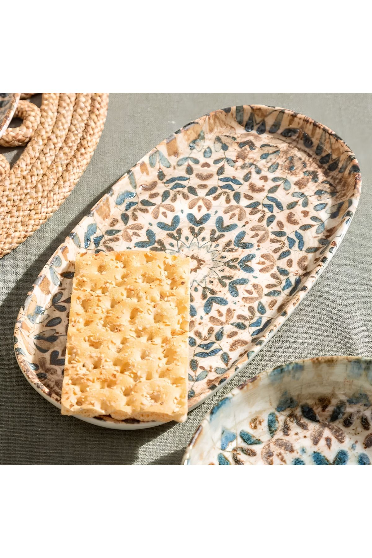 Zuccara Maison Ephesus Düz Kayık Tabak