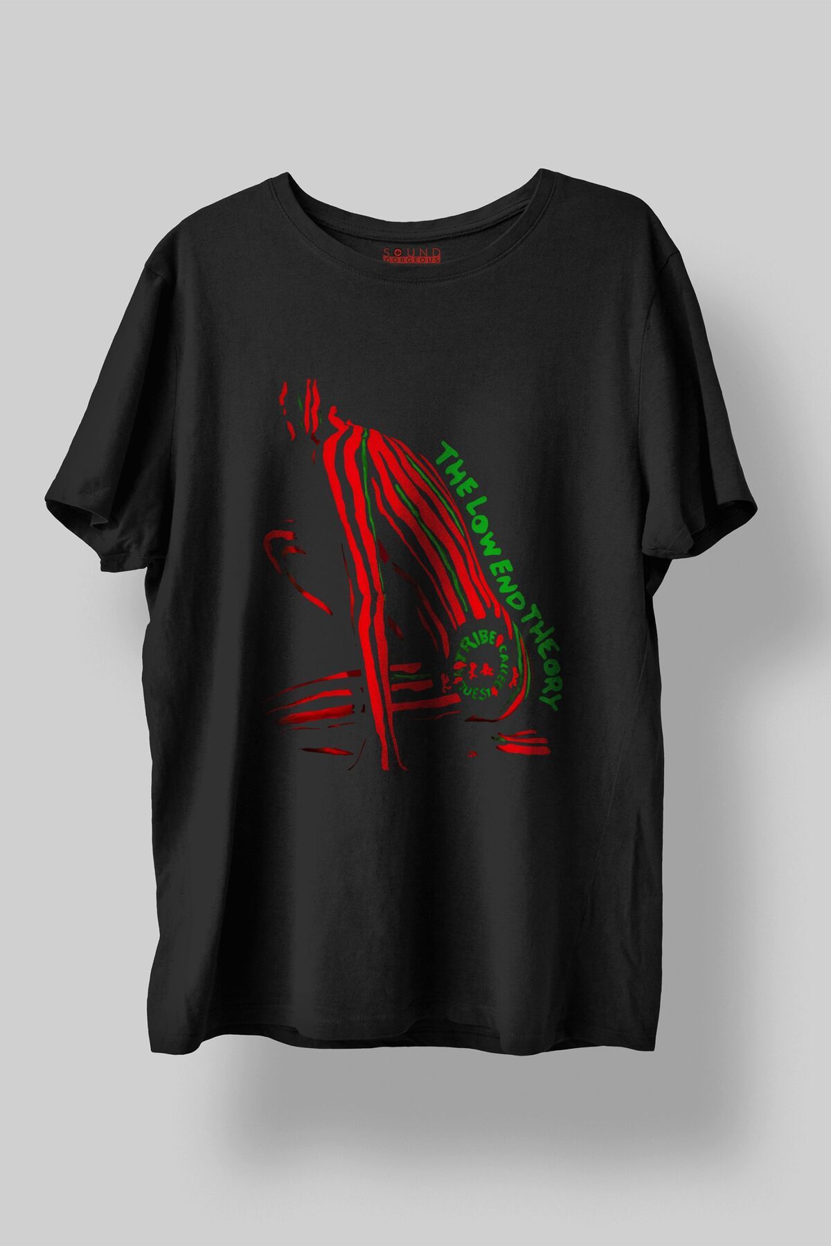 Sound Gorgeous A Tribe Called Quest Müzik Baskılı Regular Fit Unisex Siyah T-Shirt %100 Pamuk No:0039