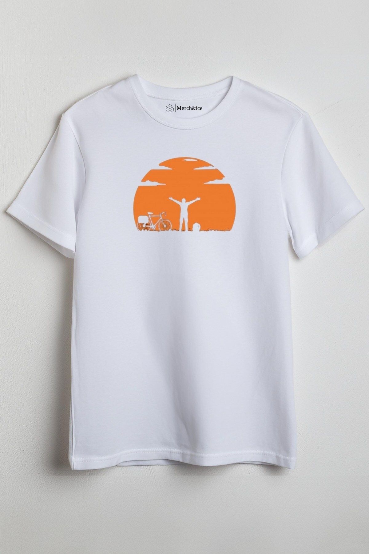 Merch&ice Bisikletim ve Ben Özgürüm Baskılı Unisex T-Shirt