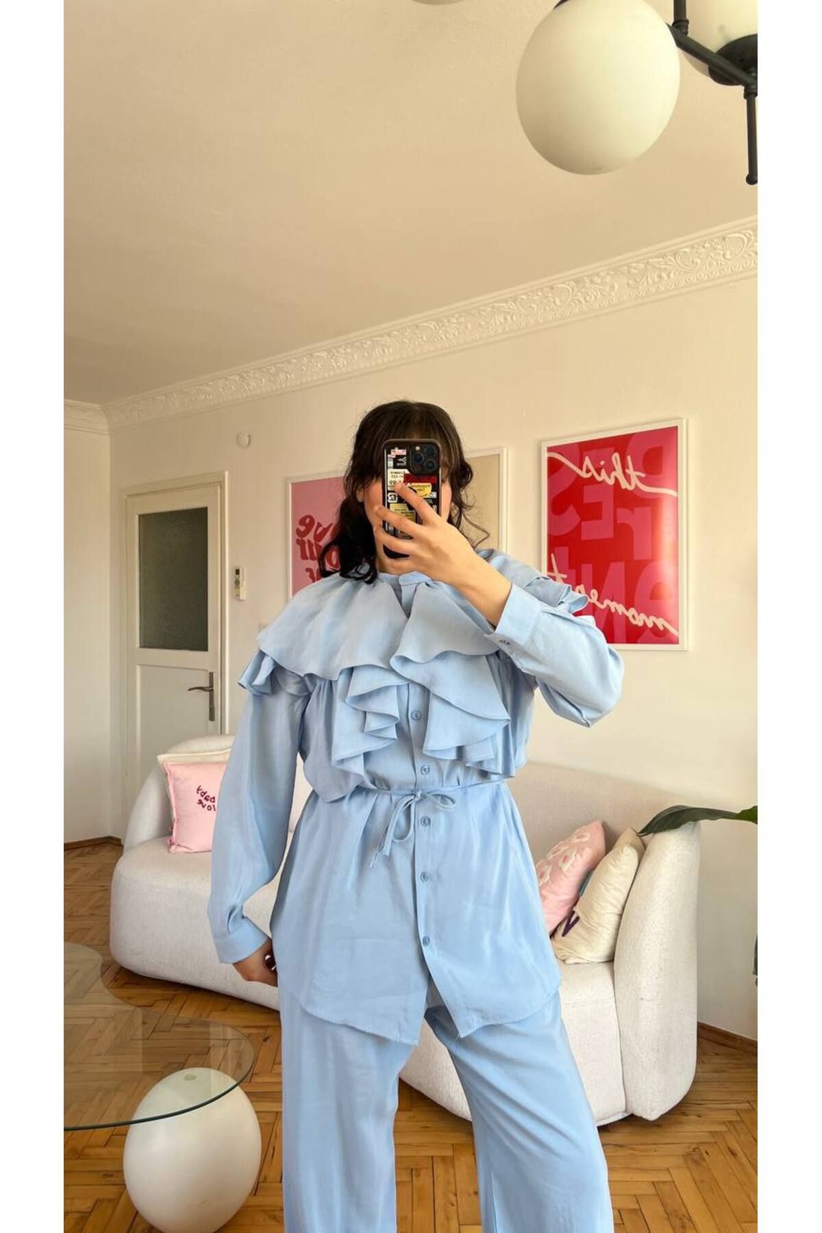 Castivo Fashion Volan Detaylı Takım