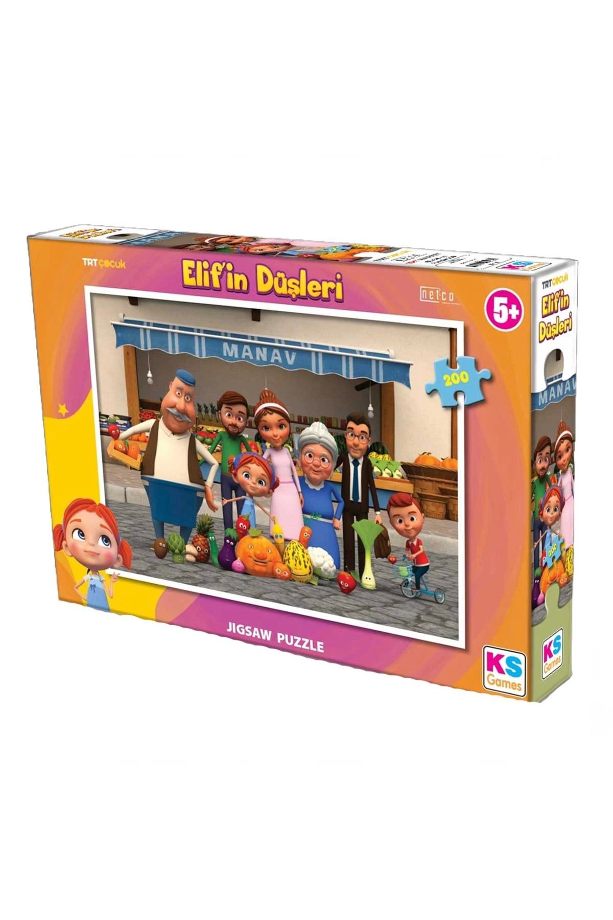 KS Oyuncak KS Elif'in Düşleri 200 Parça Puzzle