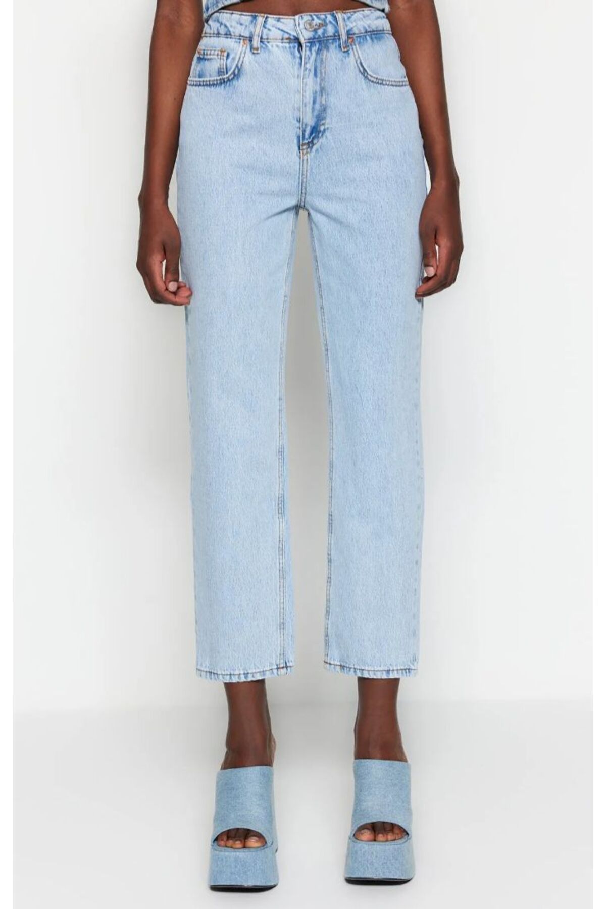 KARACAN COMPANY Yüksek Bel Straight Jeans