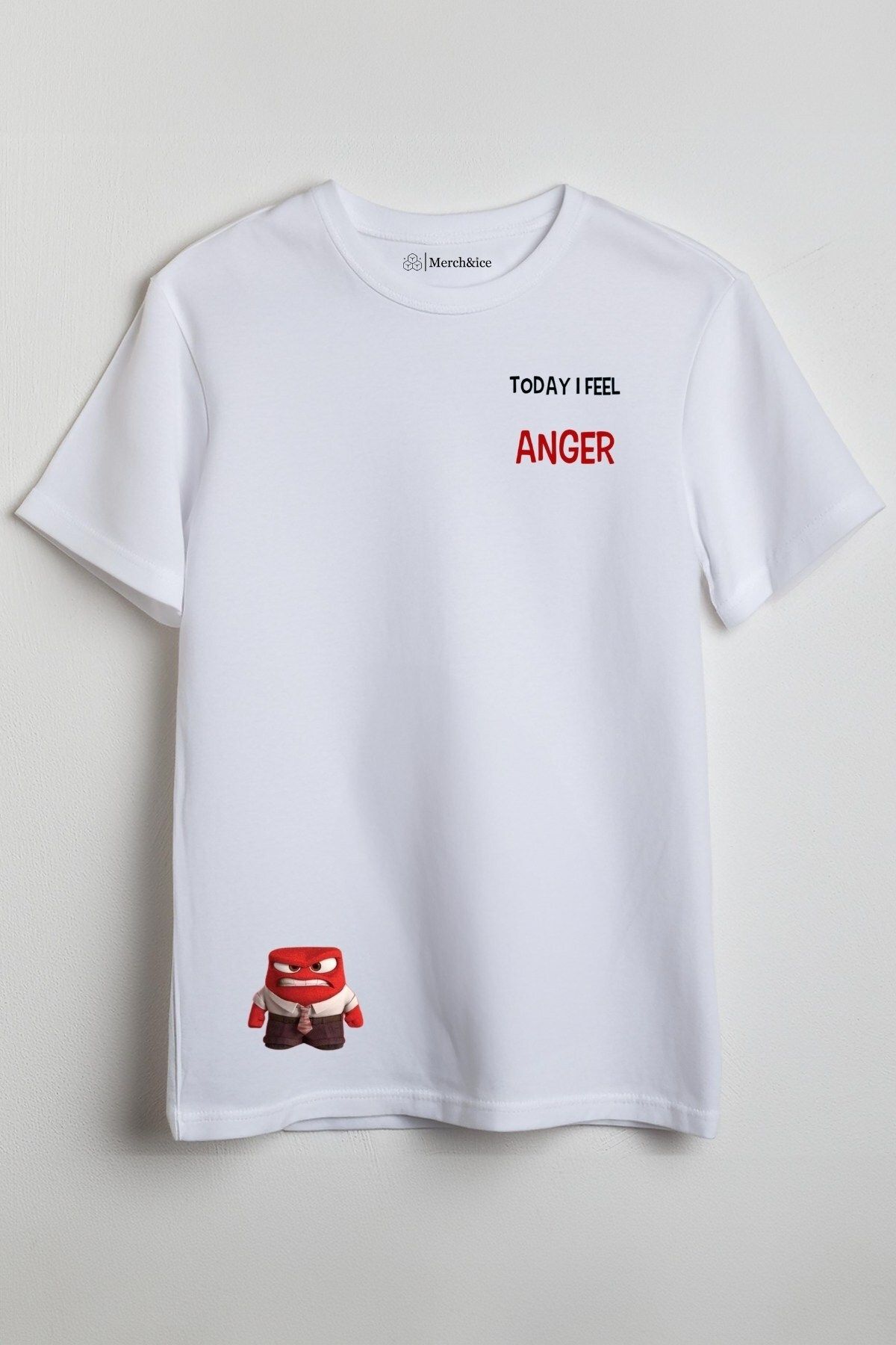 Merch&ice Anger Today I Feel Baskılı Unisex T-Shirt