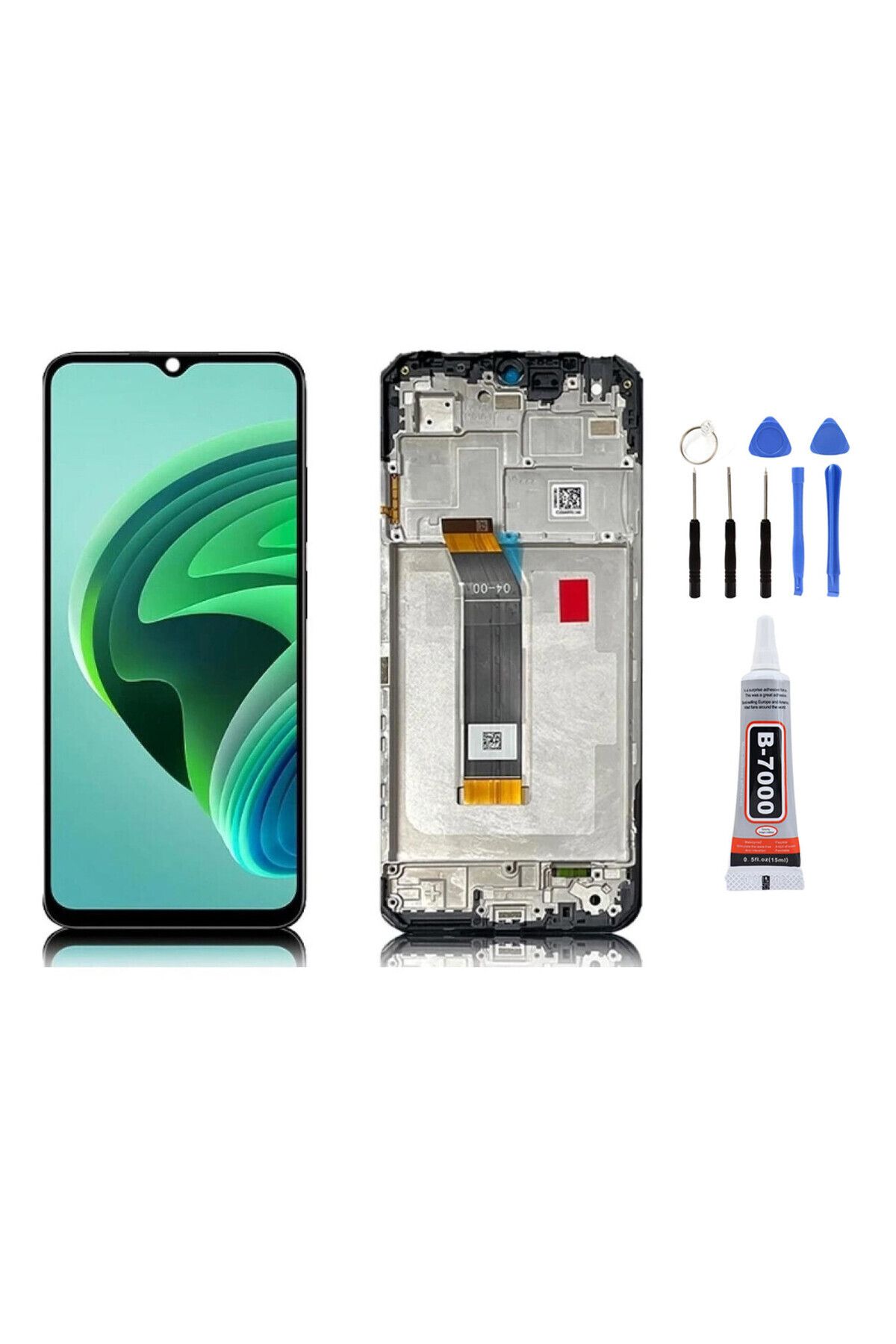 TamirCep Xiaomi Redmi Note 11R Uyumlu Çıtalı Oled Ekran Lcd Dokunmatik Tamir Seti Hediyeli İthal
