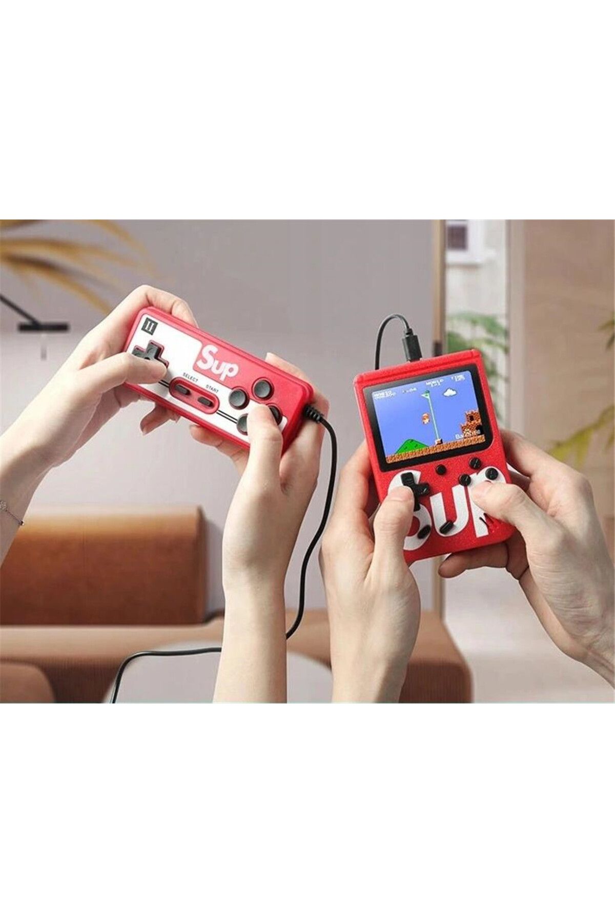 FOXMAG24-SUP Game Box console, 400 games, volume wheel, 3.0" LCD screen 5