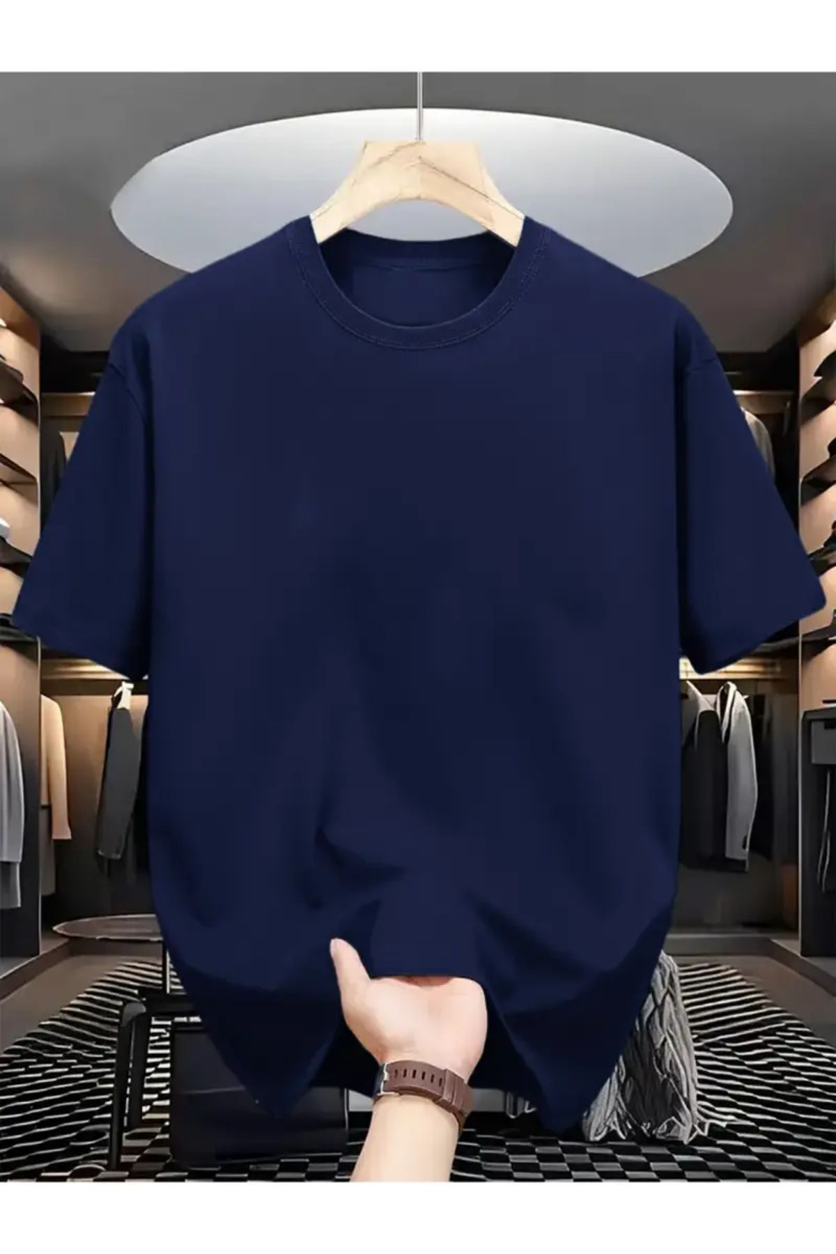MANCY Basic Oversize %100 Pamuk T-shirt