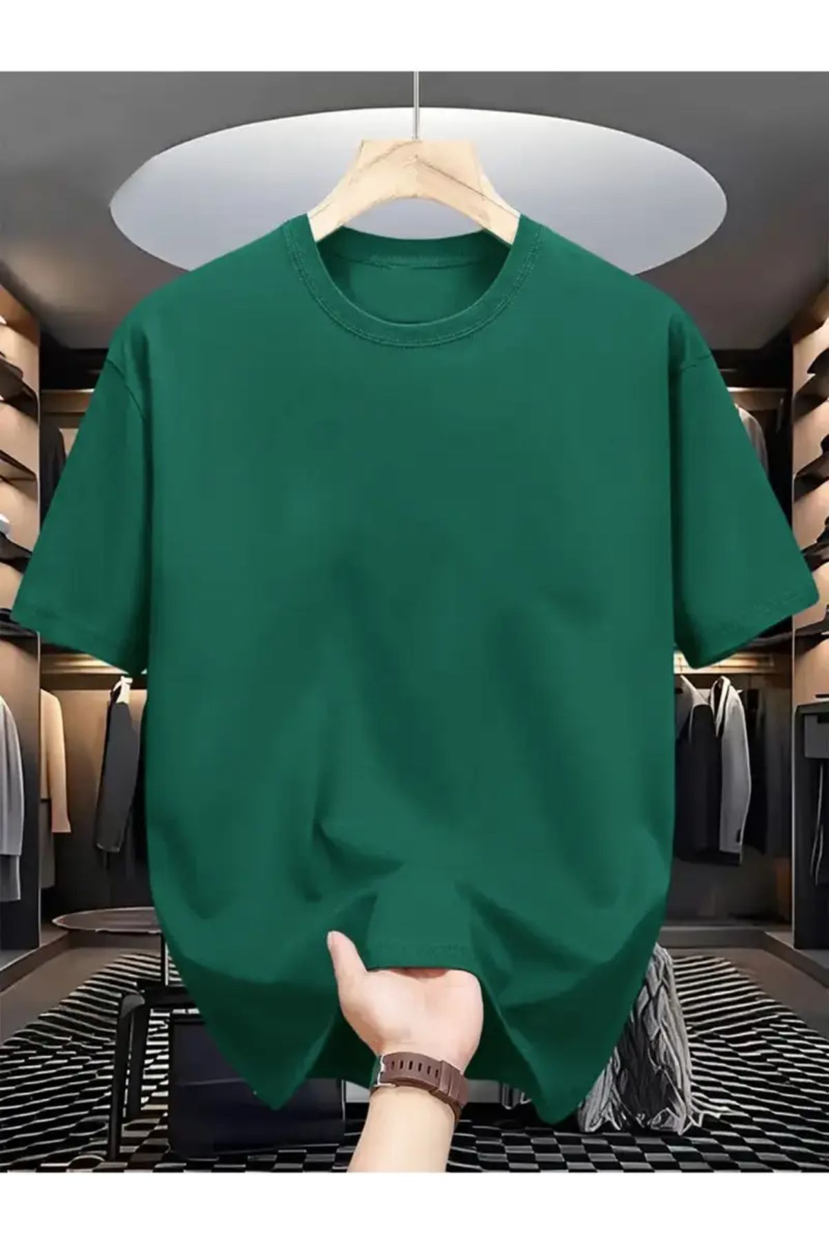 MANCY Basic Oversize %100 Pamuk T-shirt