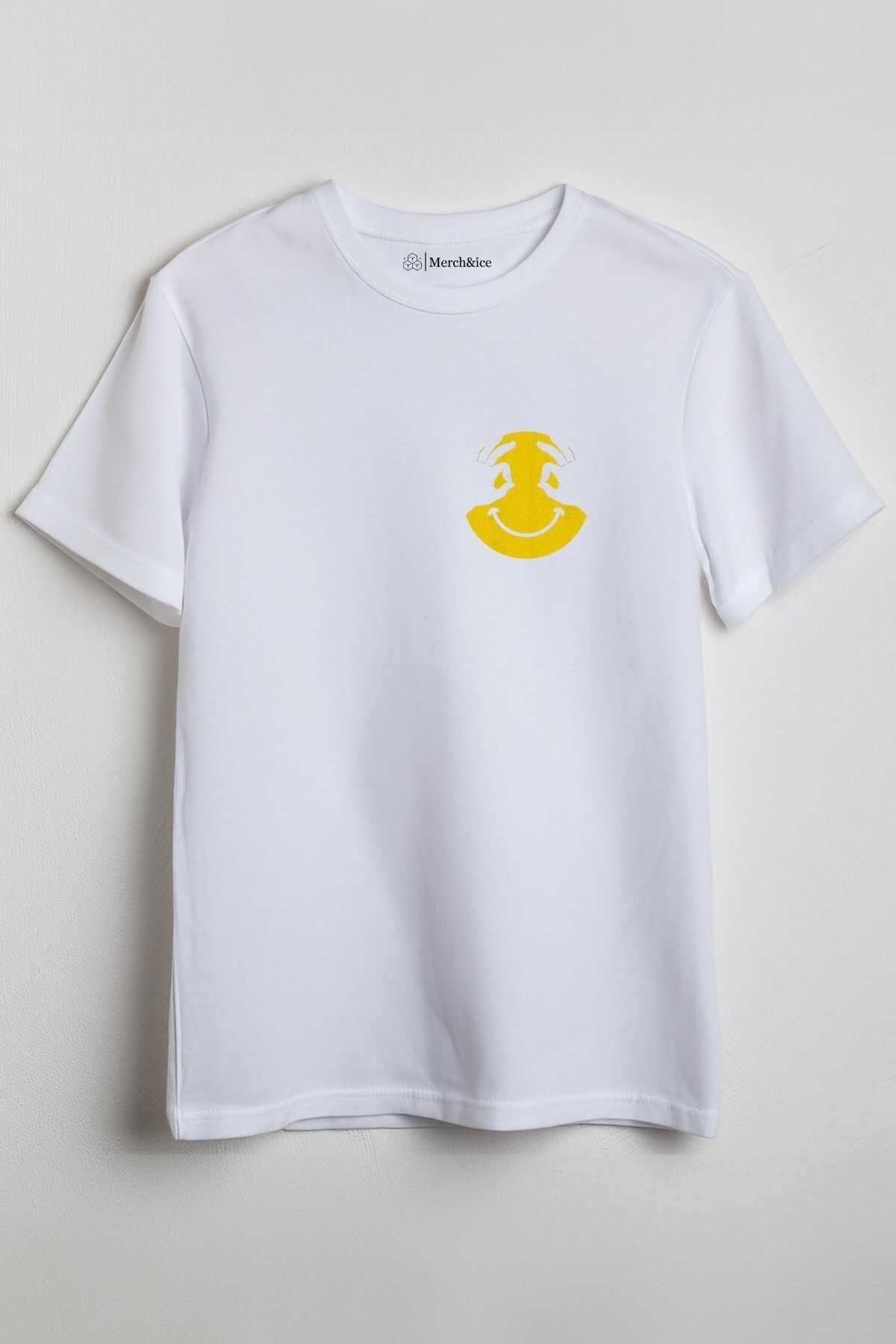 Merch&ice Mutlu Gözler Surat Baskılı Unisex T-Shirt