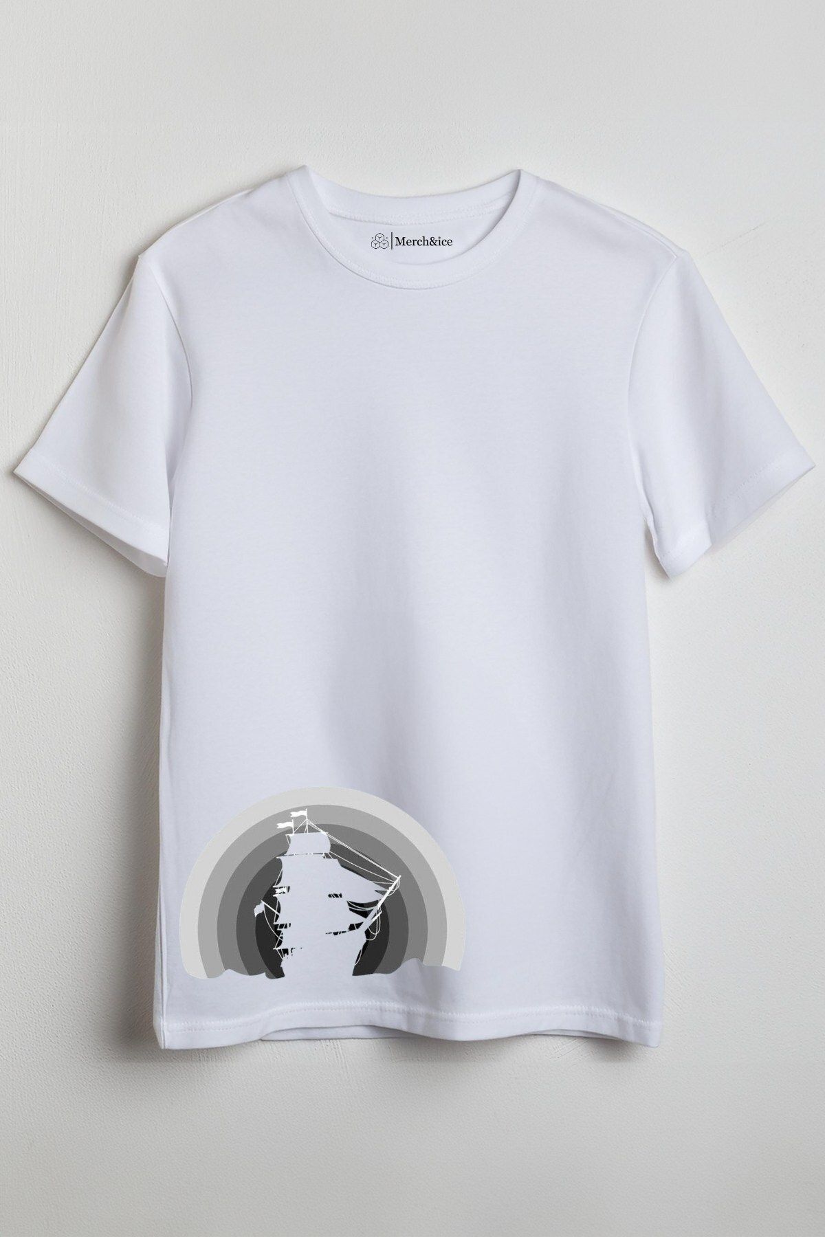 Merch&ice Korsan Gemisi Baskılı Unisex T-Shirt