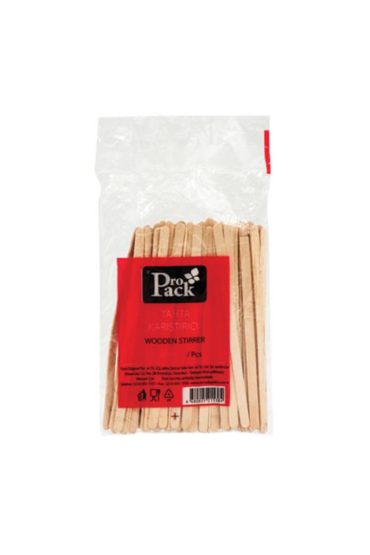 MATMEL Propack Ahşap Karıştırıcı 100'lu (T1538)