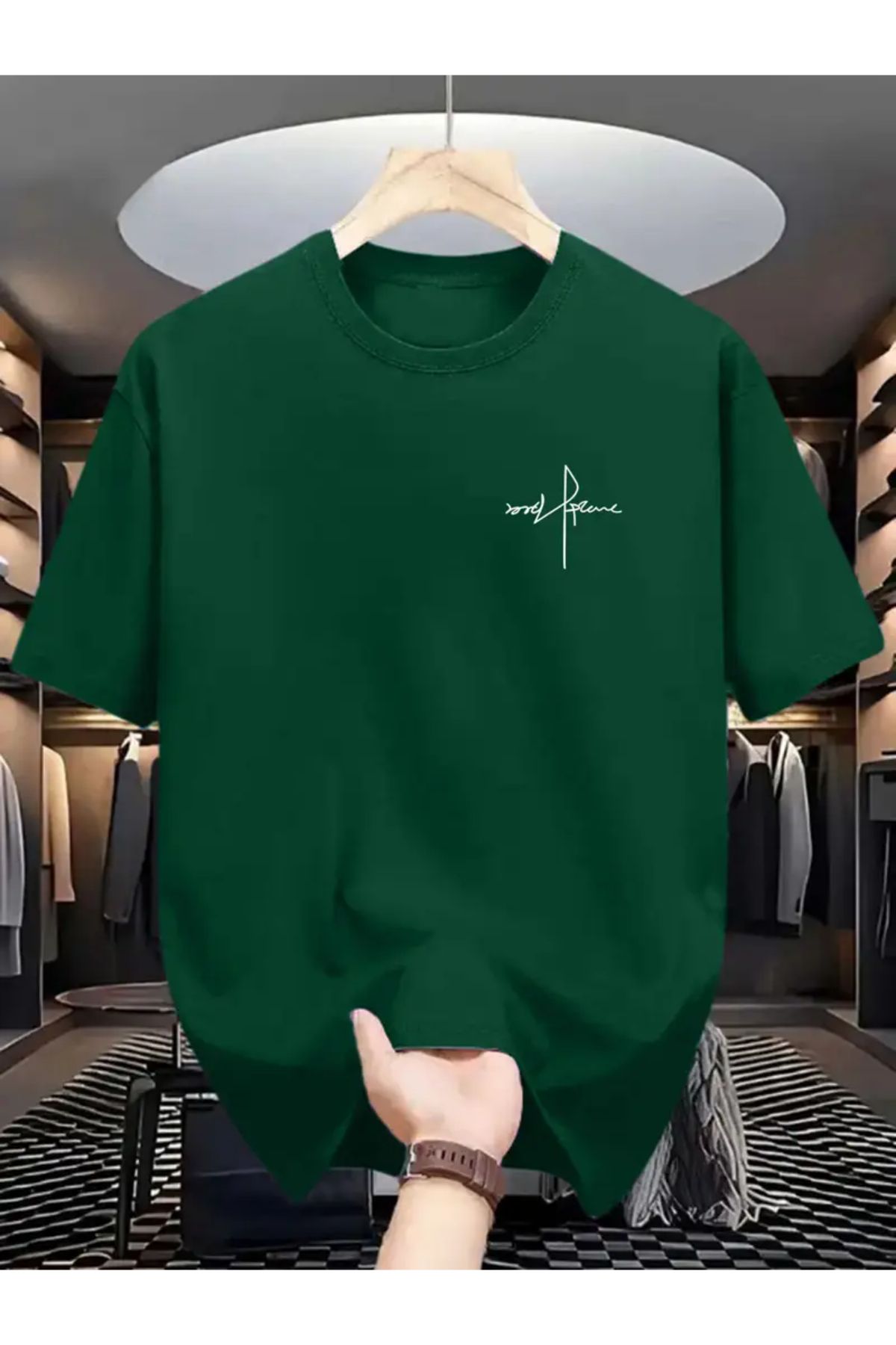 MANCY Unisex Yazı Baskılı Oversize T-shirt
