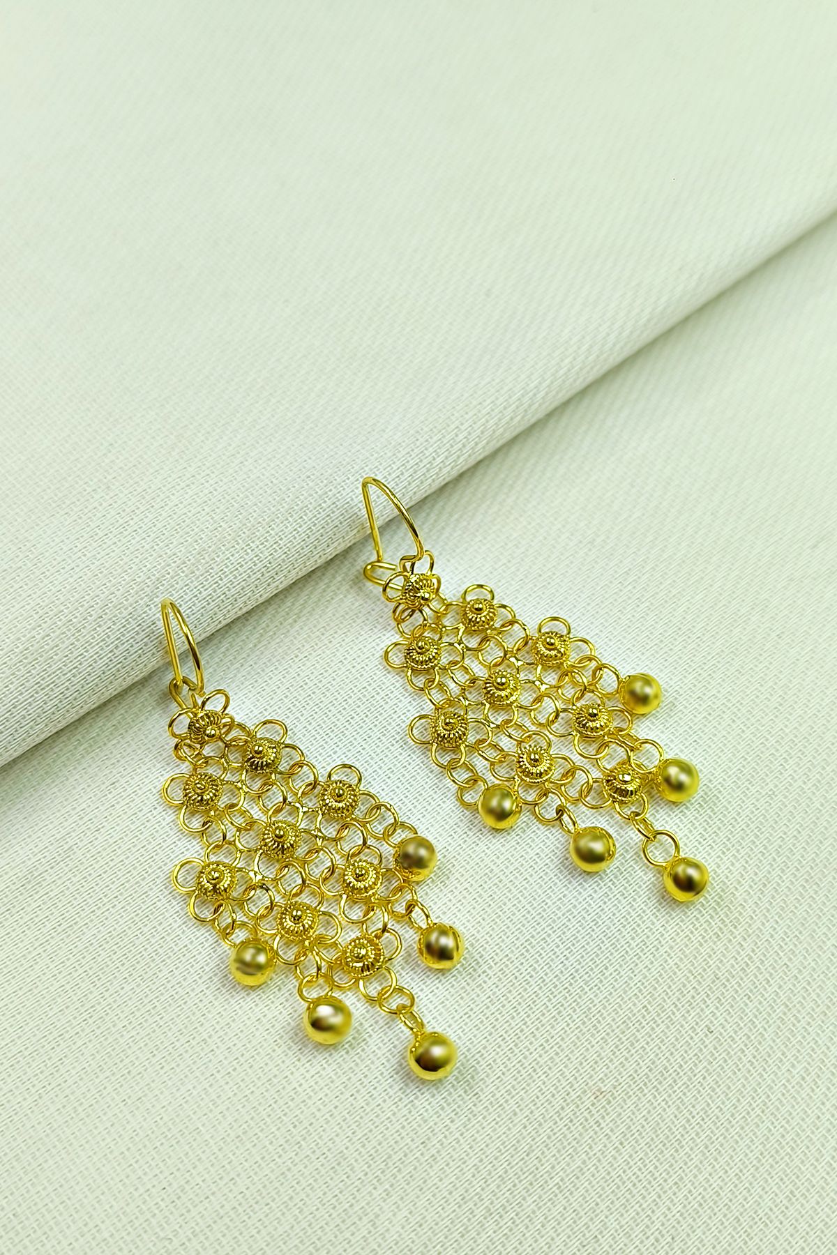 1881 STORE 925 Ayar saf gümüş Telkari kişniş toplu mode küpe ( 5 SIRA )
