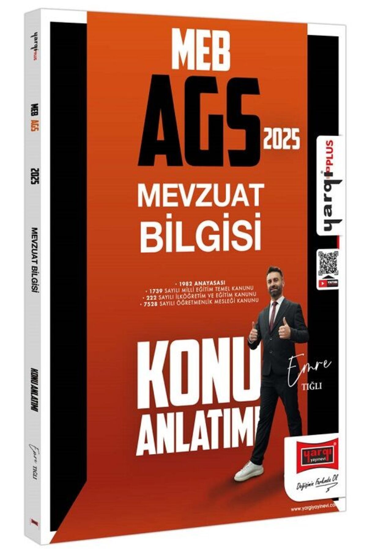 Yargı Yayınları Yargı 2025 MEB-AGS Mevzuat Bilgisi Konu Anlatımı - Emre Tığlı Yargı Yayınları