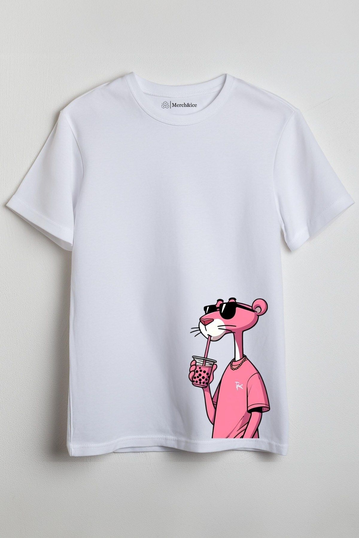 Merch&ice Bubble Teali Cool Panter Baskılı Unisex T-Shirt