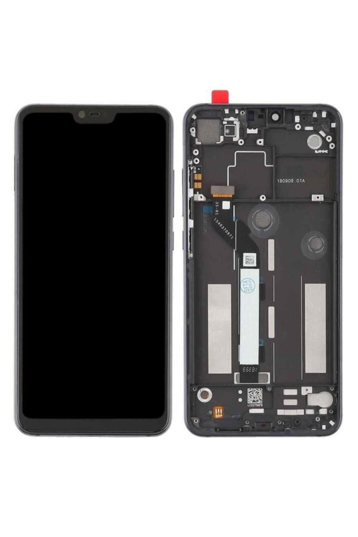 TamirCep Mi 8 Lite Uyumlu Çıtalı Lcd Dokunmatik Ekran İthal