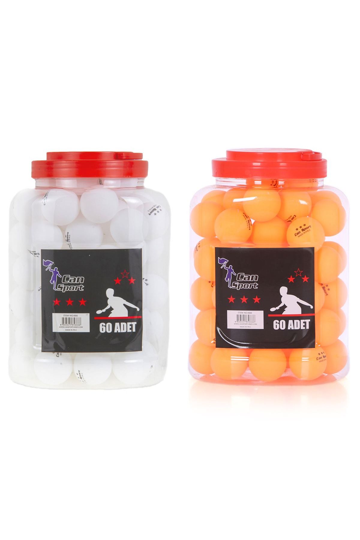 CAN SPORTS PİNPON TOPU BSR-505 TABLE TENNİS SPORT 60 LI PAKET 1 ADET