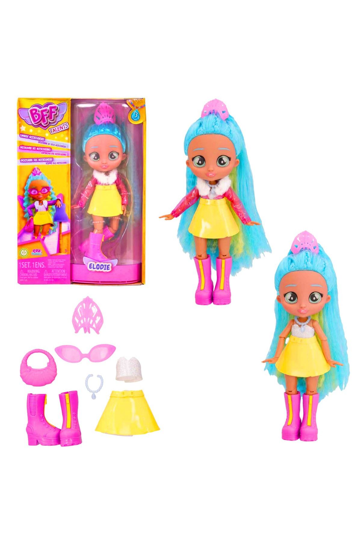 Art Tone Cry Babies BFF BEBEKLER S3 CONEY-STELLA-ELODİE-JENNA 1 ADET BEBEK 3+