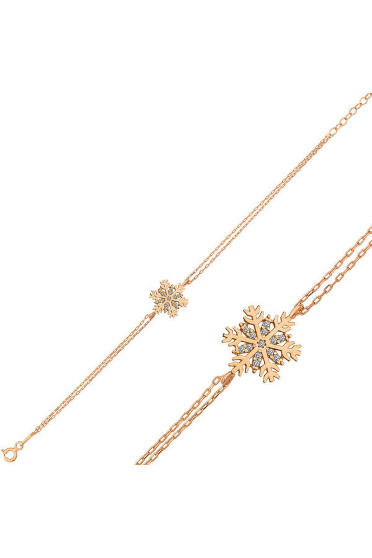 shop Rose Kar Tanesi 925 Ayar Gümüş Bileklik