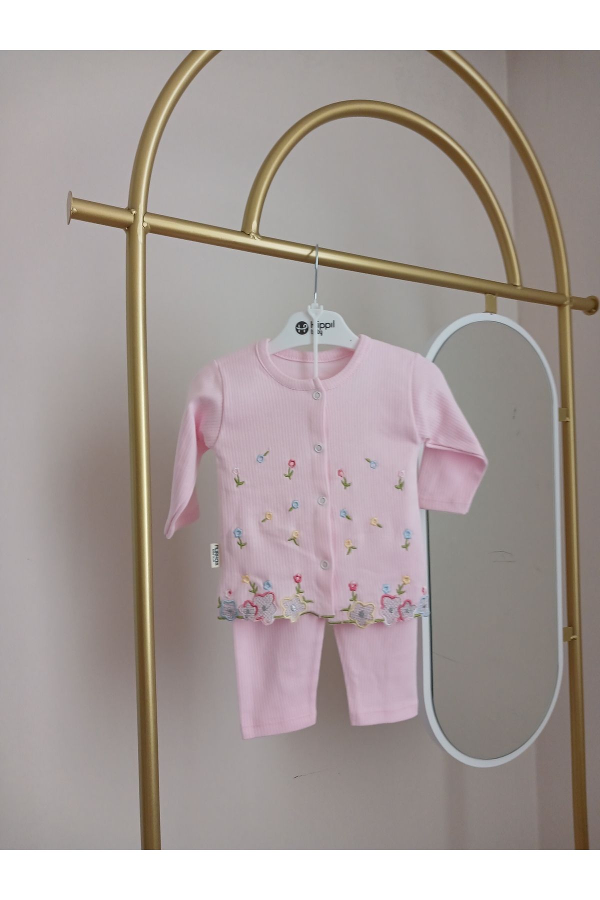 NURHAS BEBE Biyeli Kız Bebek Takım