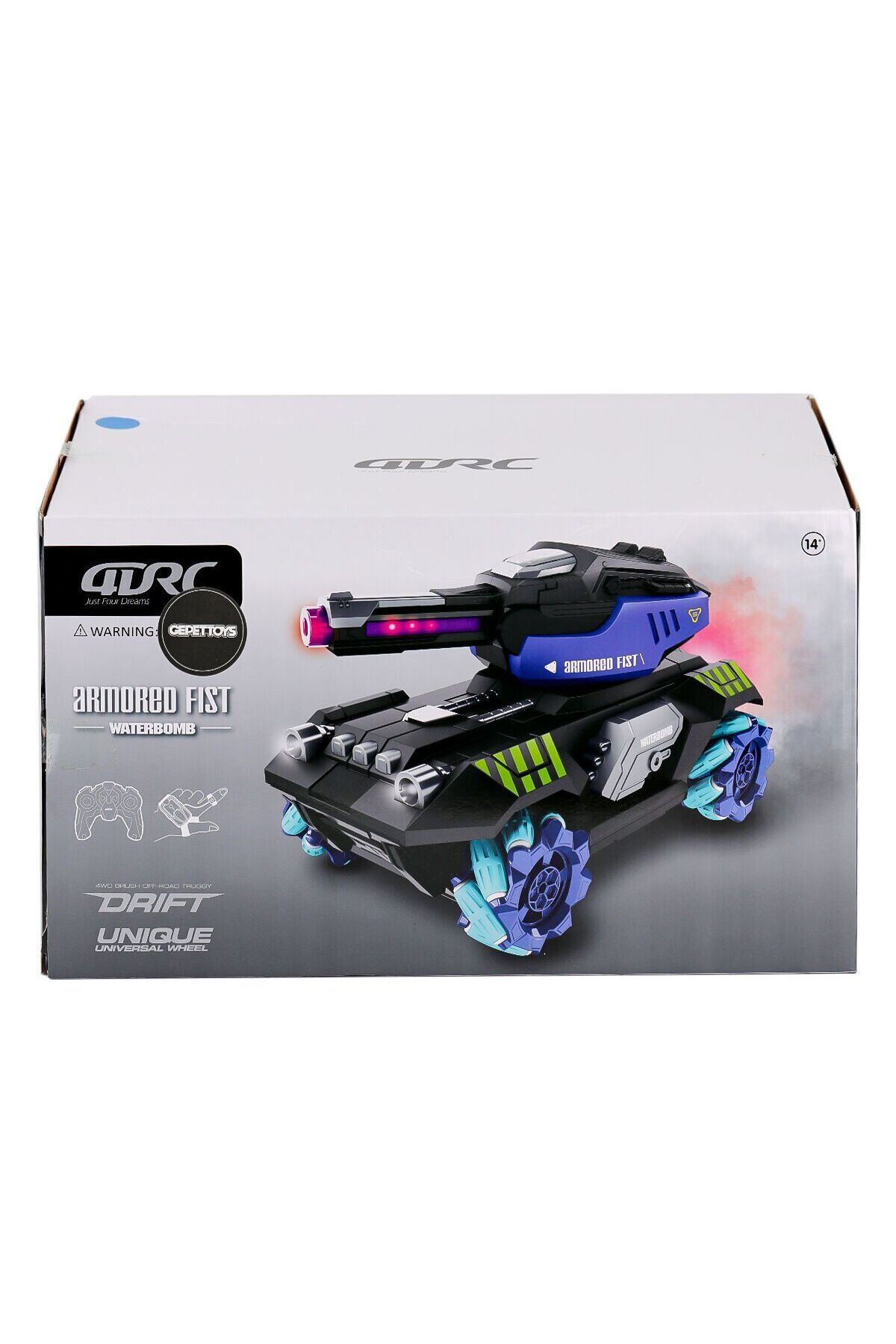 Easy Tedarik 4D-Y11 Kumandalı Sesli Işıklı Drift Tank