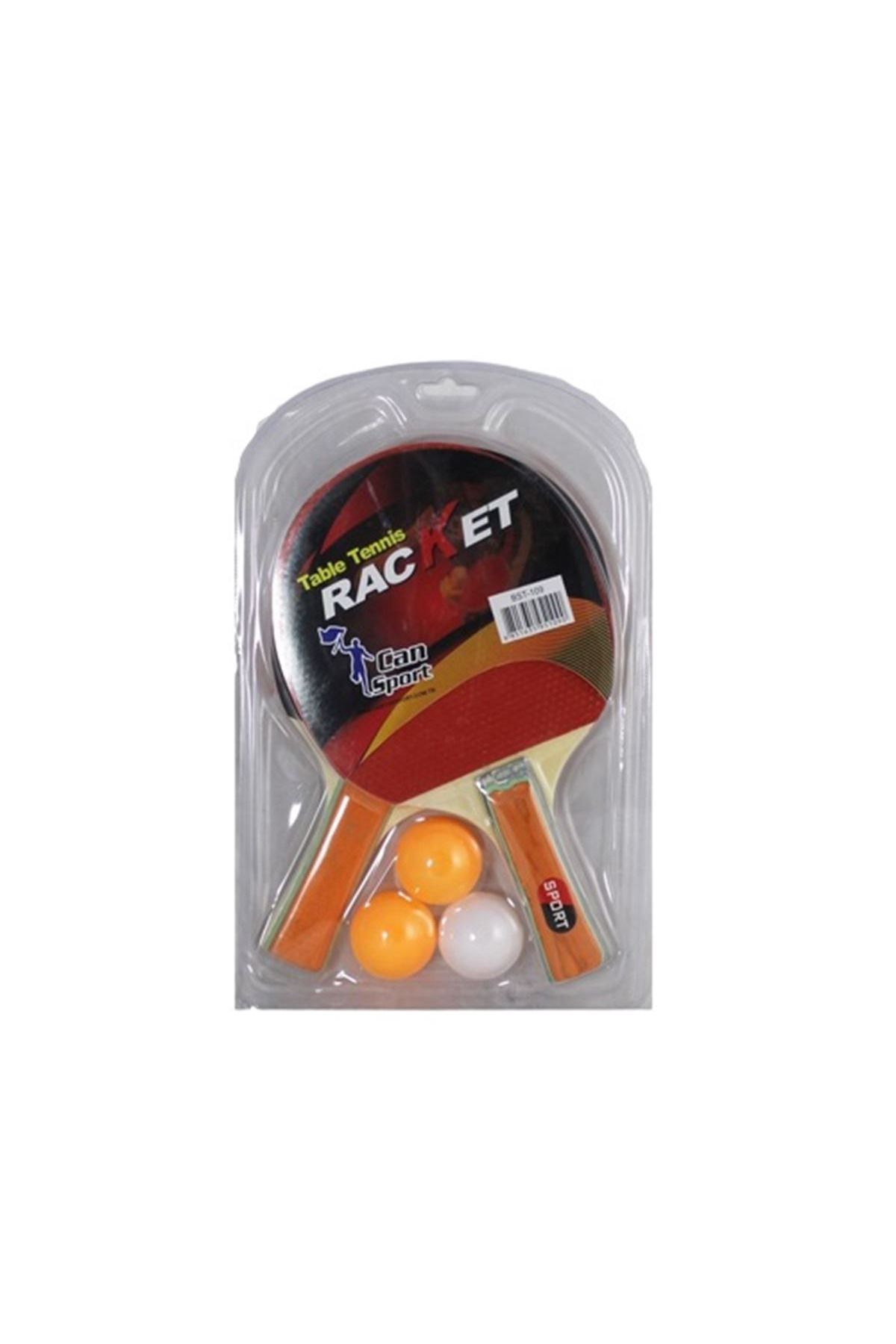 CAN SPORTS RAKET MASA TENİSİ SETİ 3 TOPLU