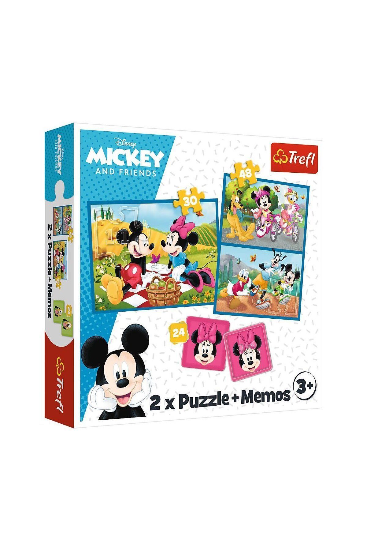 VARDEM OYUNCAK PUZZLE-93344 2IN1 Disney Puzzle