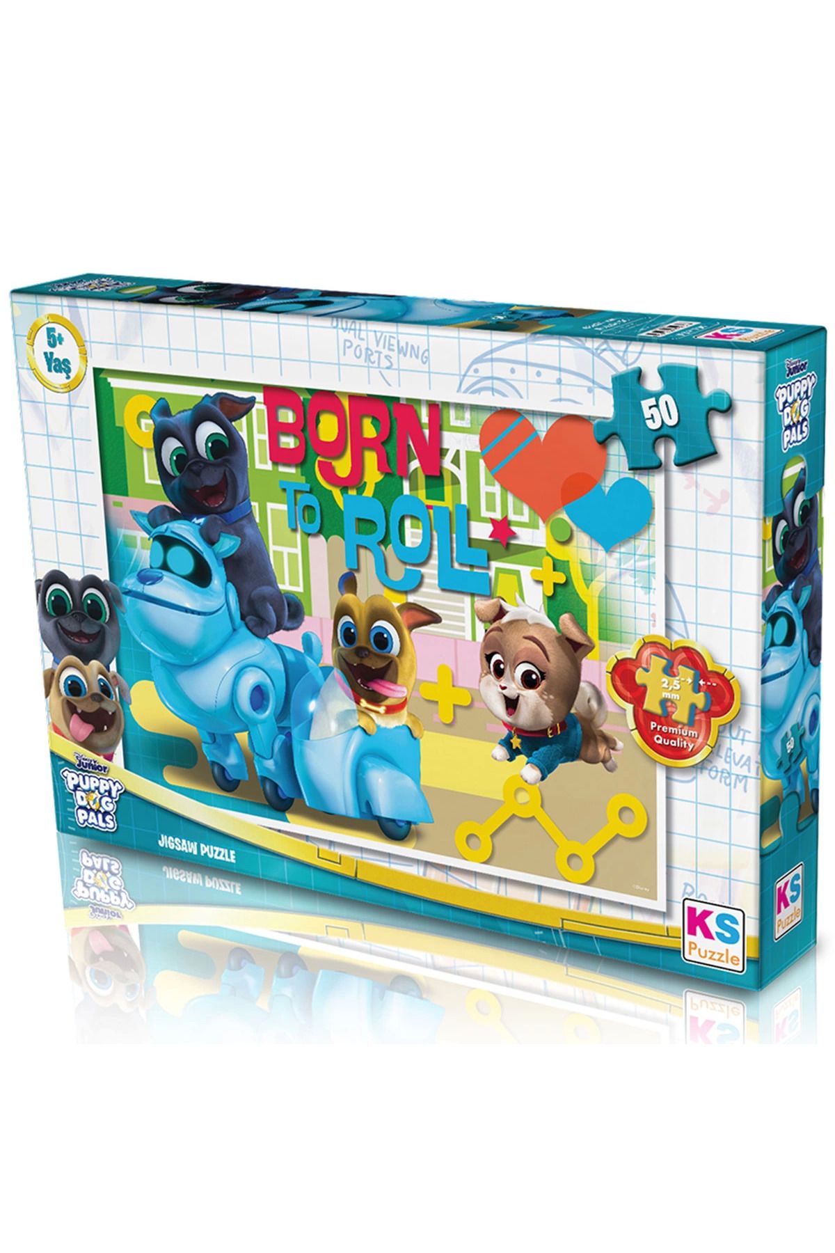 KS Oyuncak KS Puppy Dog Pals 50 Parça Puzzle