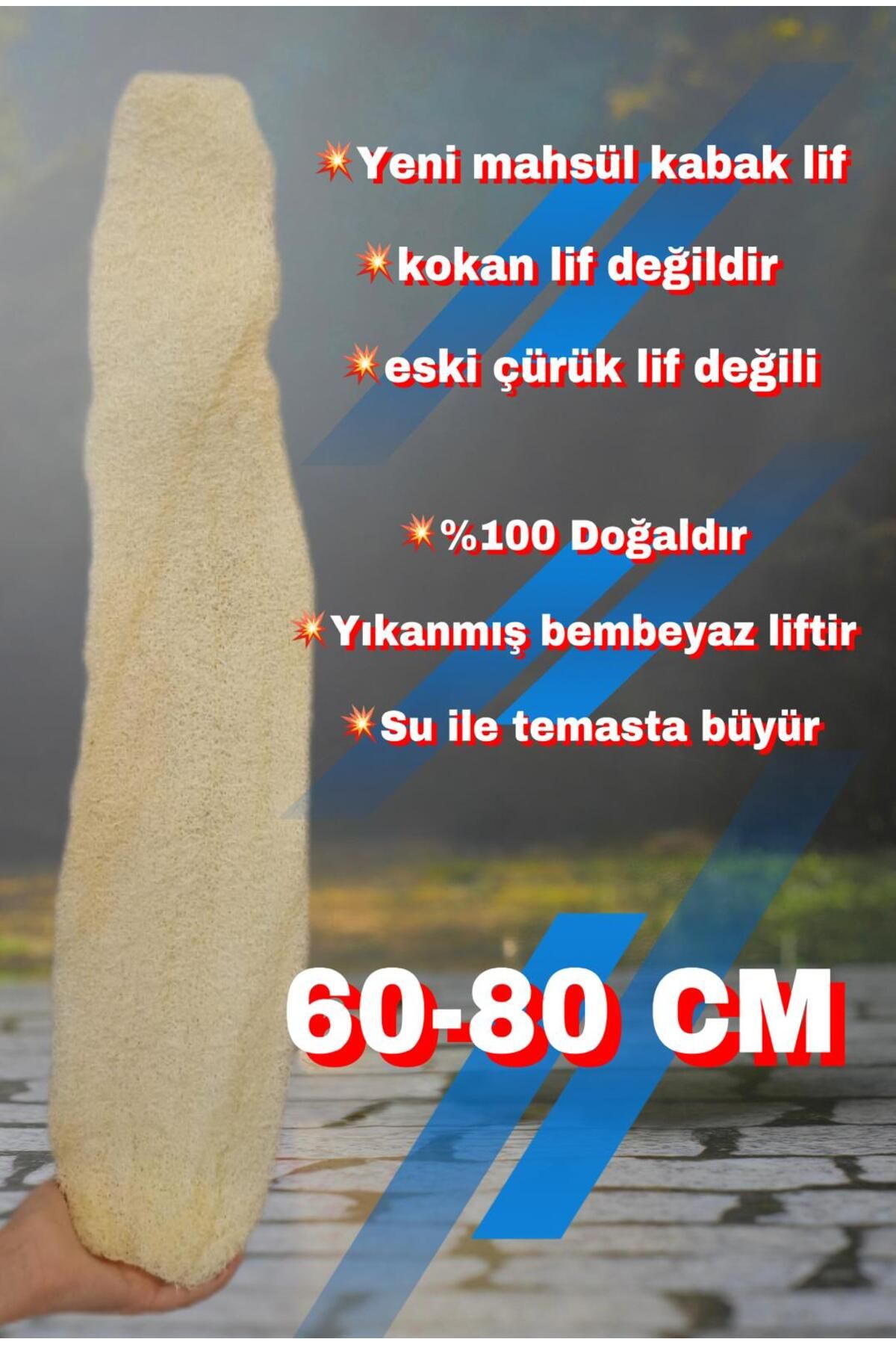 Sabuncu Hacı Kese Hamam Kesesi Kabak Lifi 60-80 Cm ham Kabak Lifi Işlenmemiş Kabak lifi