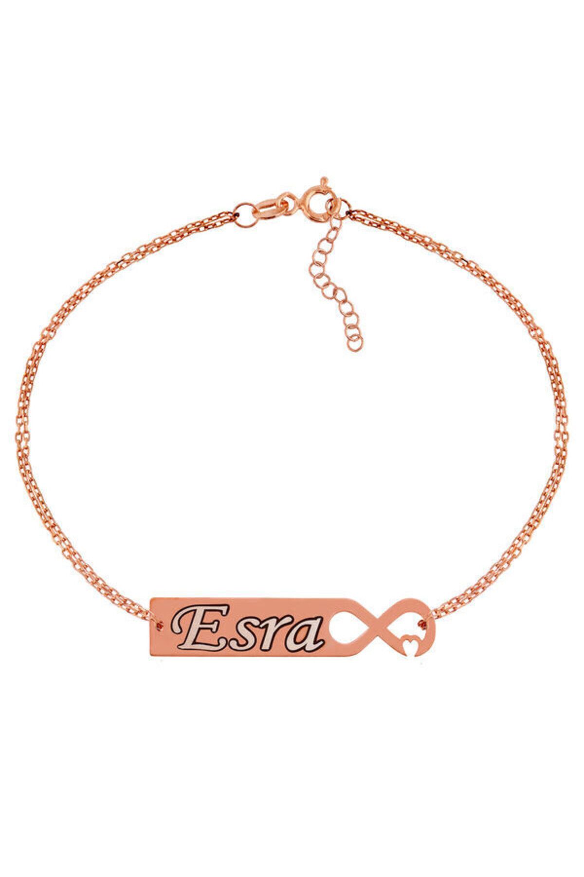 shop Rose Kişiye Özel Sonsuz Aşk 925 Ayar Gümüş Bileklik