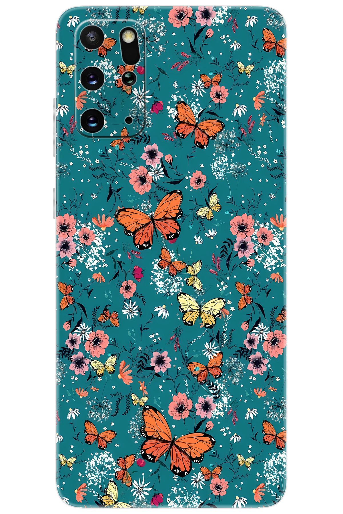 Ceppare Samsung Galaxy S20 PLUS (SM-G985F) Uyumlu Kılıf Desen Baskılı Silikon Kelebek STK:680 CP-LEEIDkW