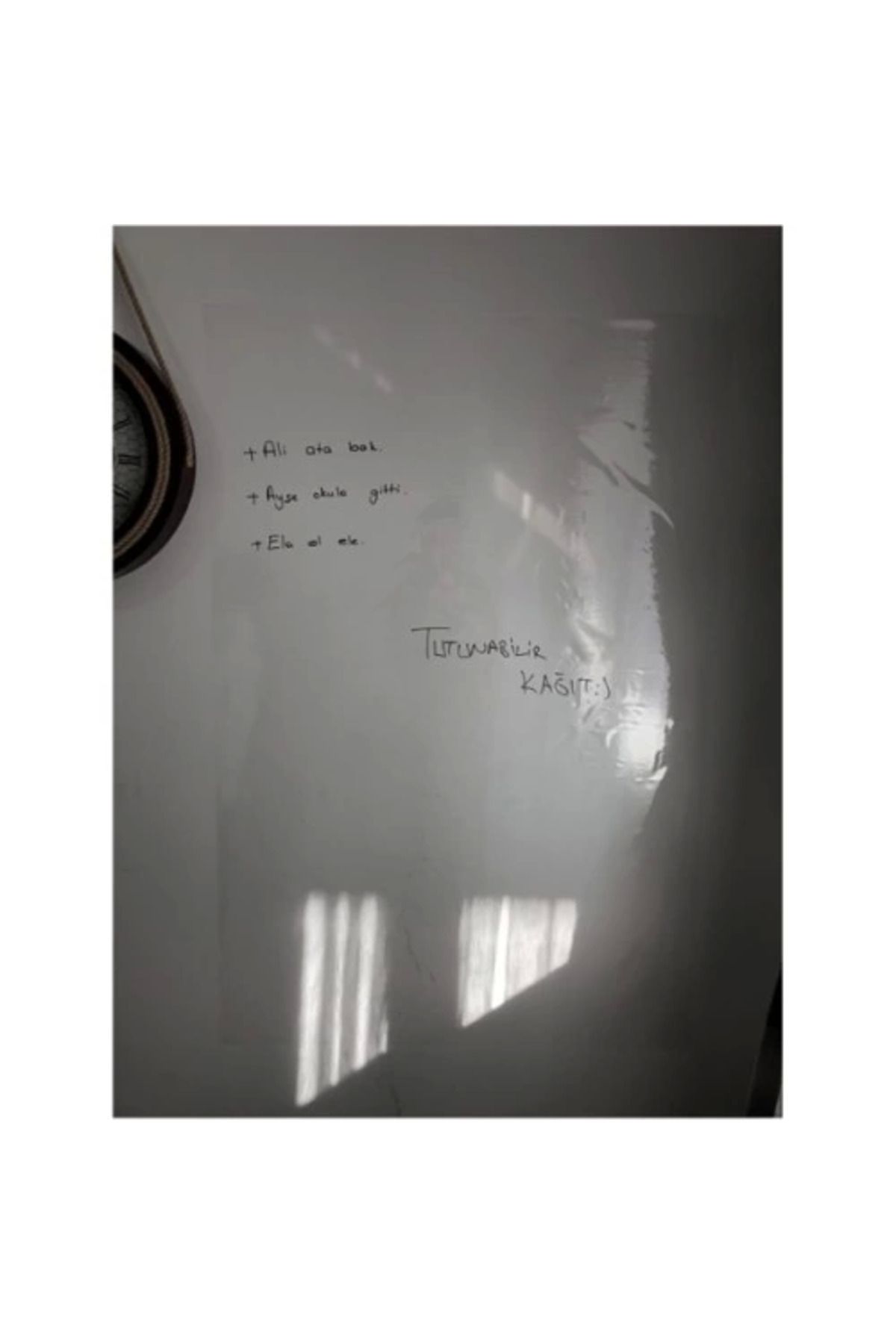 hayalimsah Kendinden Yapışkanlı Şeffaf Tahta Filmi - 2 Metre x 60 cm