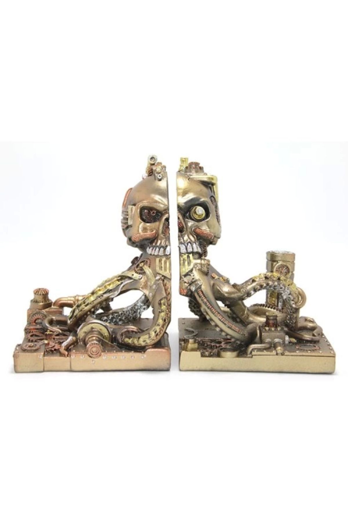 hayalimsah Steampunk Polyester Ahtapot Kitap Stoperi