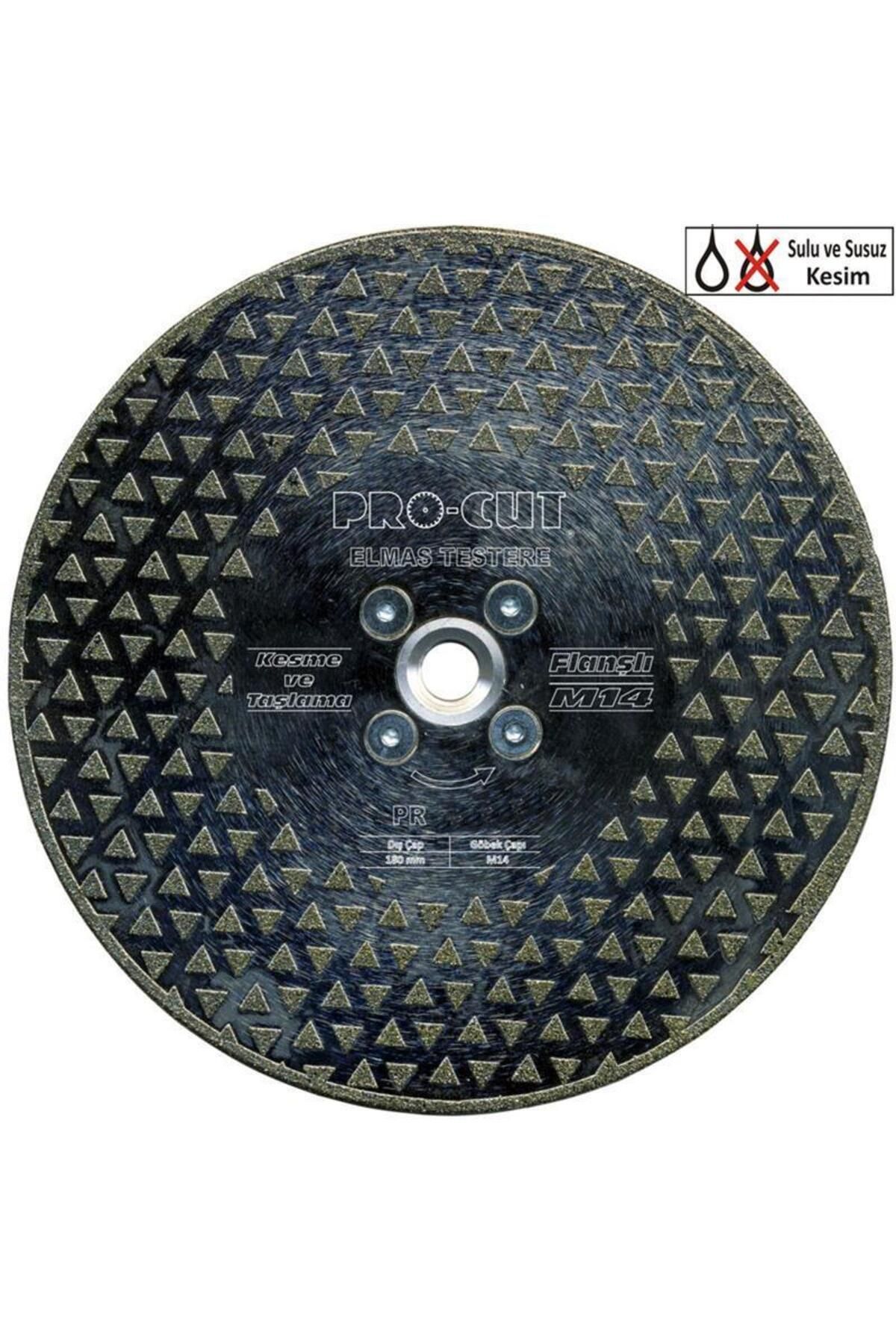 MR RZN STORE Procut 50959 DTF 180 Elmas Flanşlı Kesme Taşlama M14