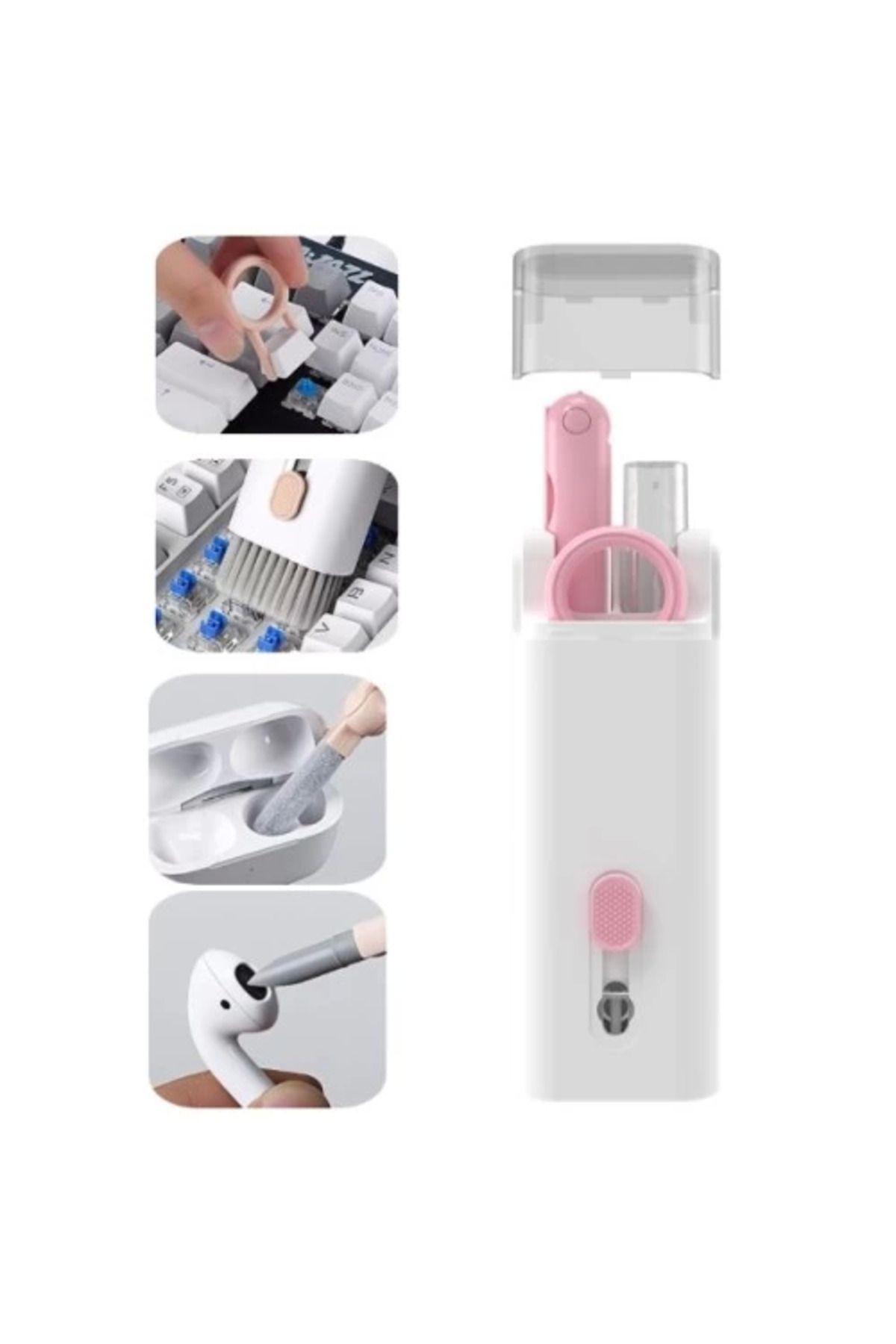 MT29 GİYİM ÇOK FONKSIYONLU 7 IN 1 AIRPODS KLAVYE EKRAN KULAKLIK TEMIZLEME KITI