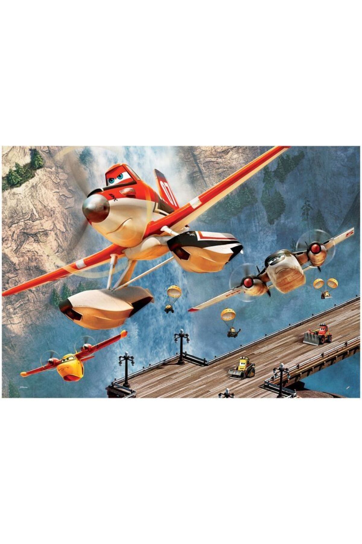 KS Oyuncak 200 Parça Planes Puzzle