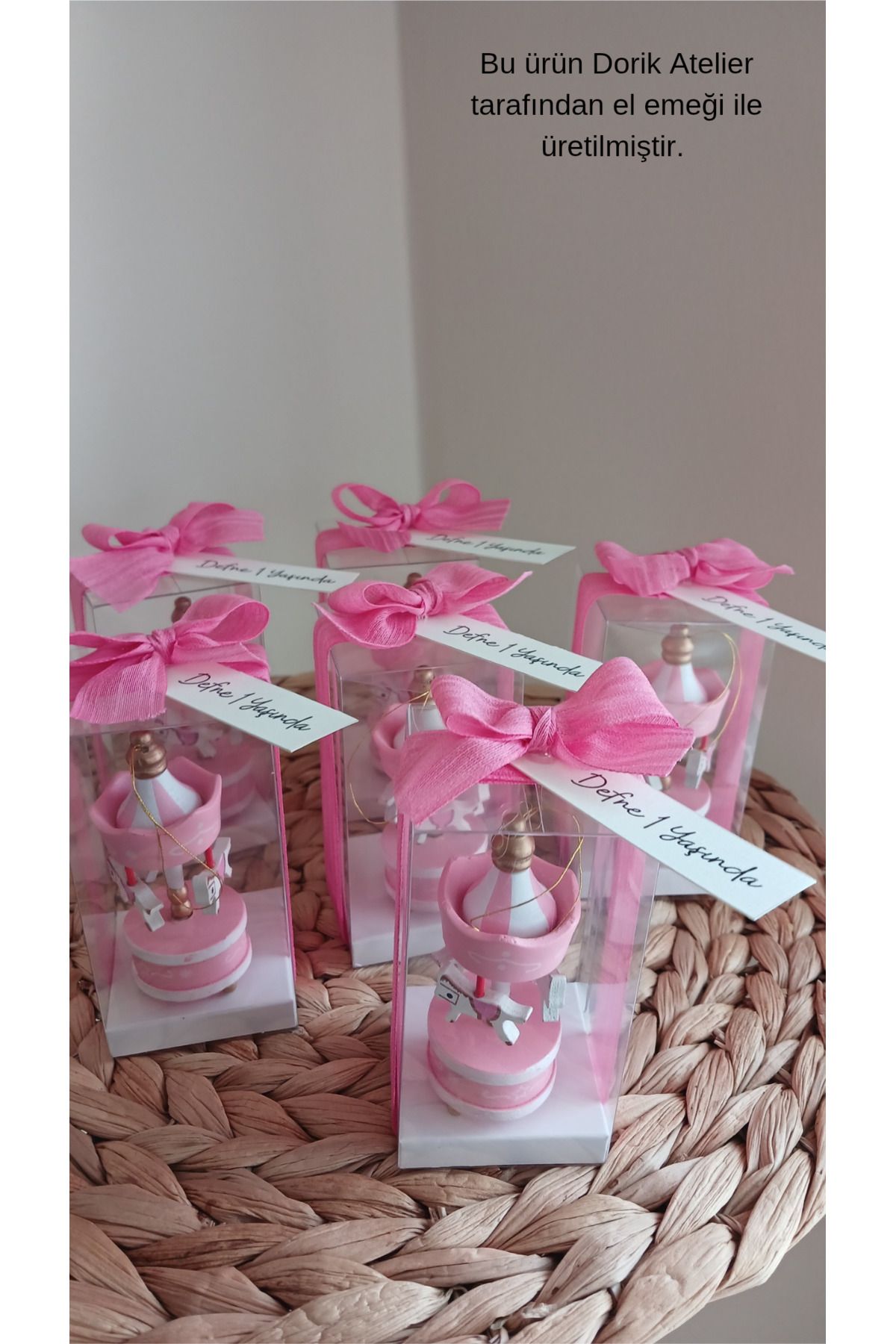 handmade candle house 30 Adet Bebek Hediyeliği Atlı Karınca