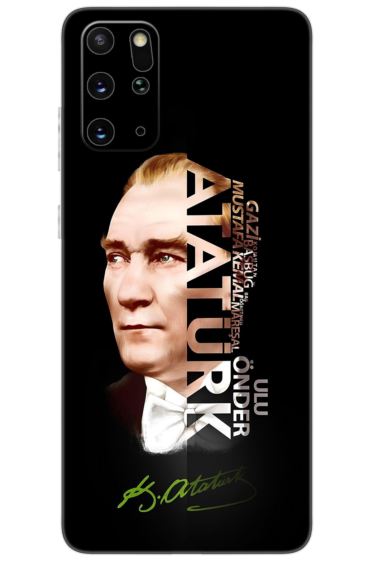 Ceppare Samsung Galaxy S20 PLUS (SM-G985F) Uyumlu Kılıf Desen Baskılı Silikon Atatürk STK:681 CP-oJhdA34