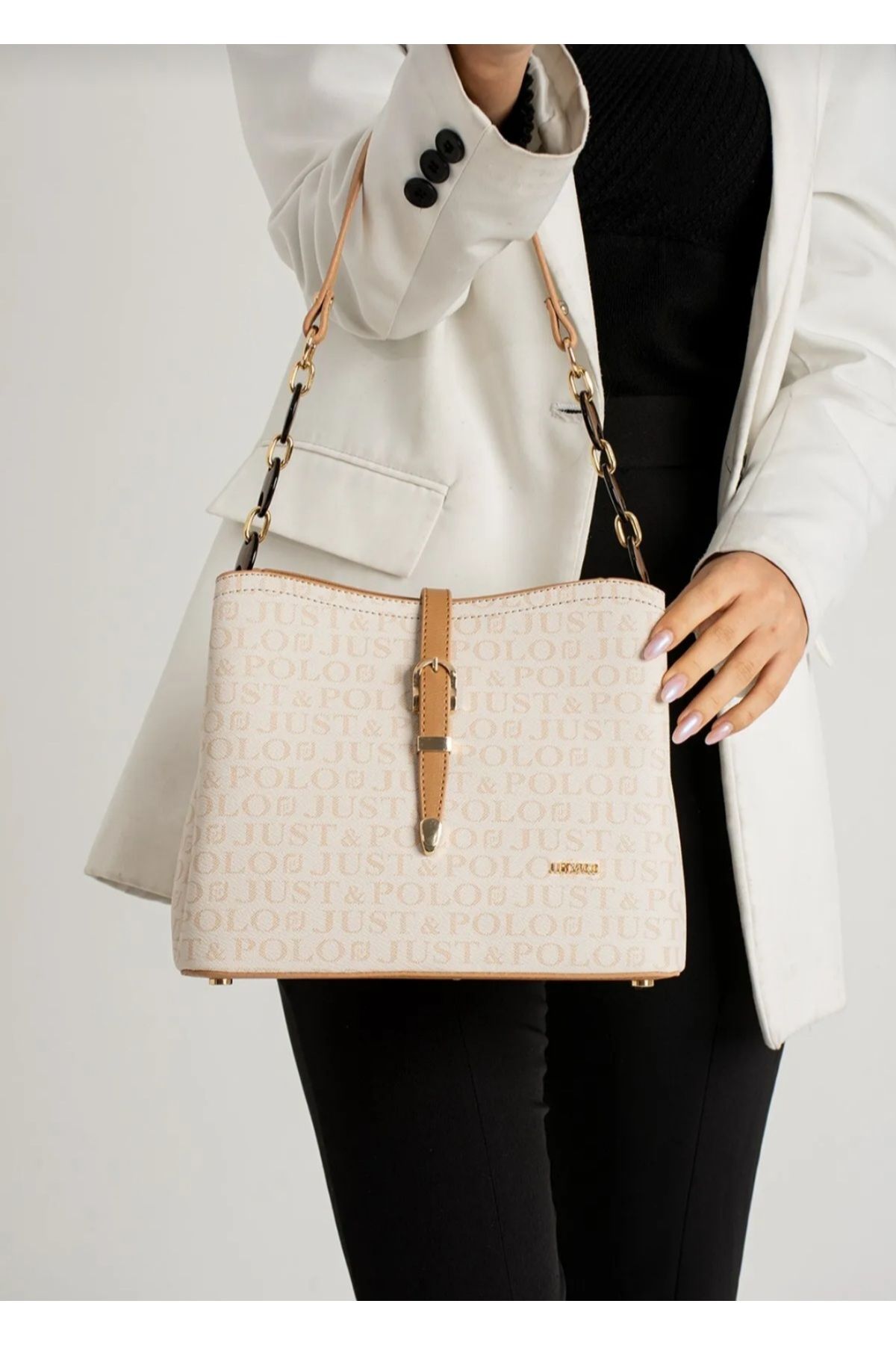 çkn sedat çakan çanta & fular & aksesuar 3 compartment bag kadın omuz çapraz çanta