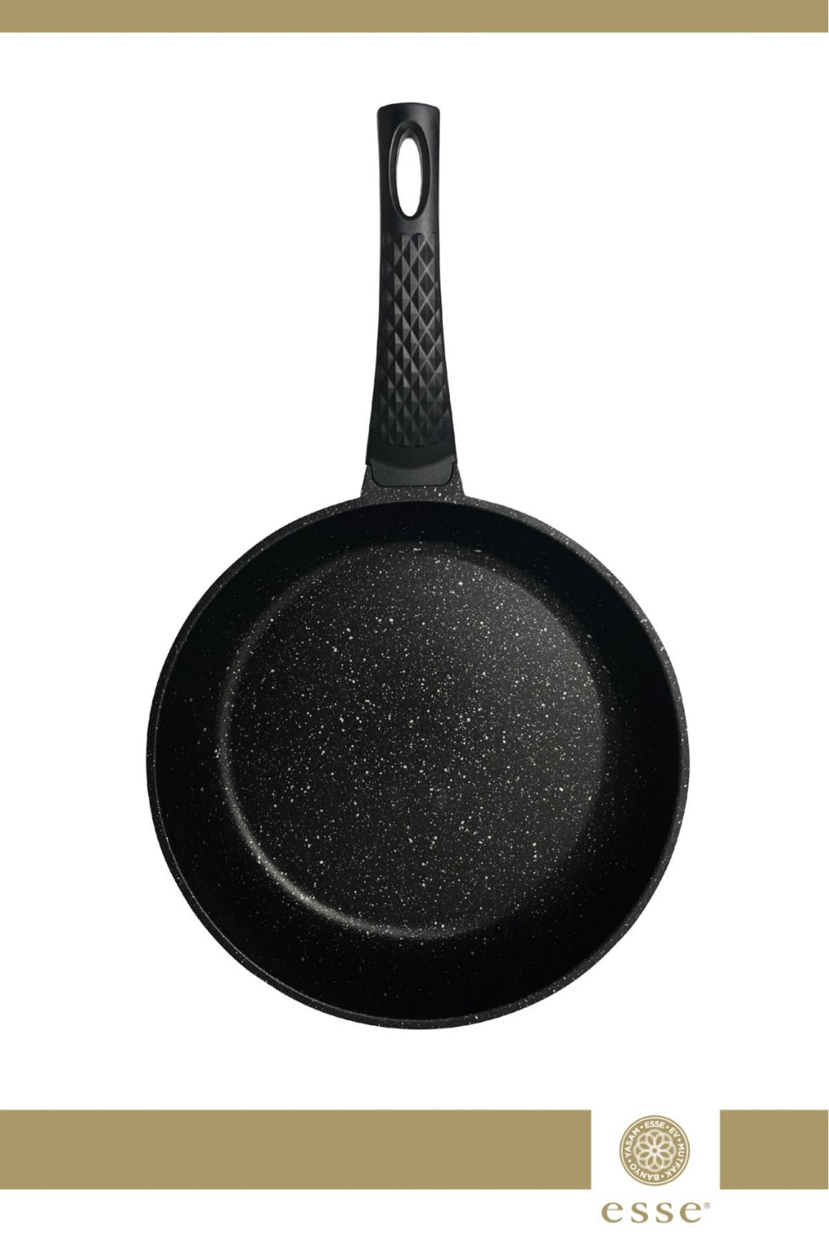 Esse Granit Döküm Tava Siyah 28 Cm ESS008