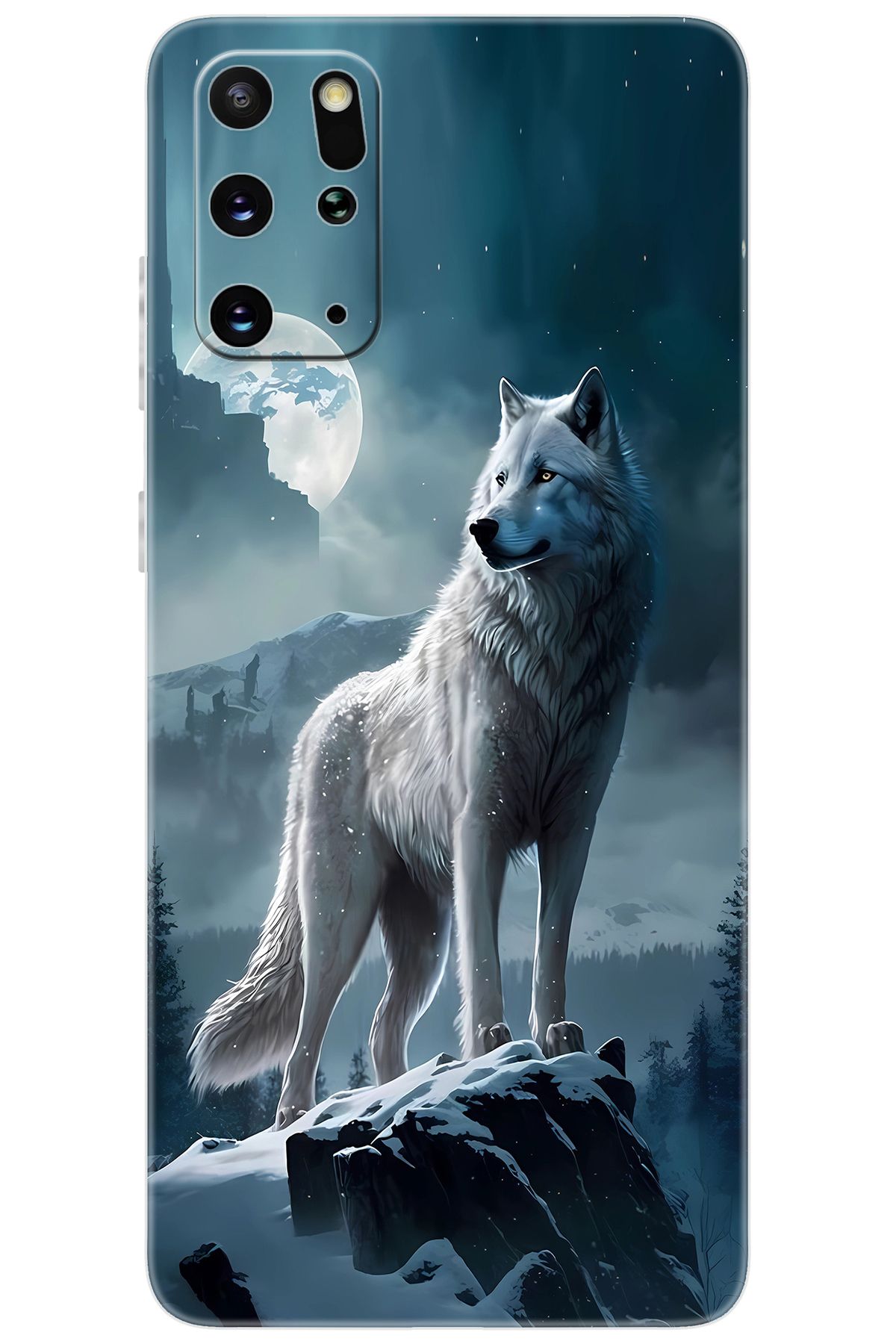 Ceppare Samsung Galaxy S20 PLUS (SM-G985F) Uyumlu Kılıf Desen Baskılı Silikon Kurt STK:683 CP-07fuQAo