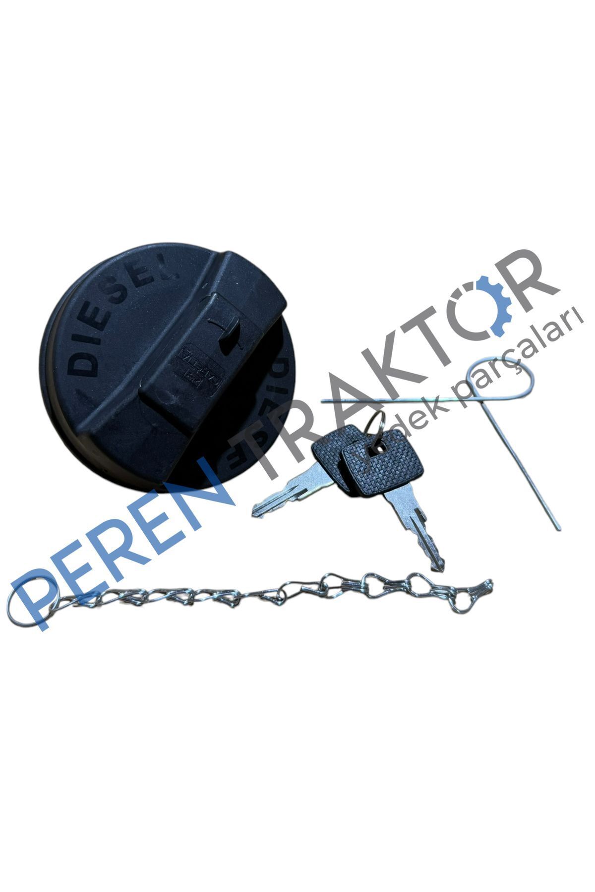 PEREN TRAKTÖR 47357568 - Mazot Depo Kapağı (Kilitli) - Erkut, Başak, Tümosan ile Uyumlu