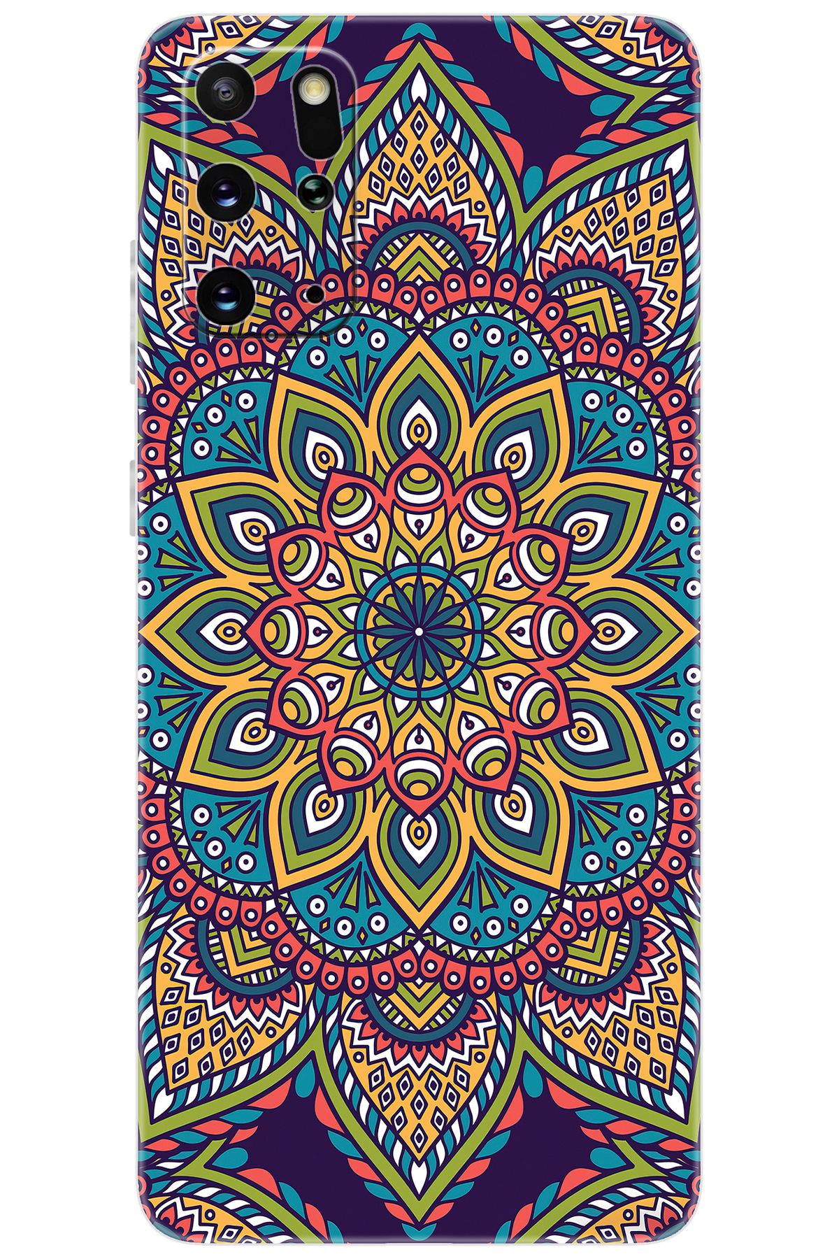 Ceppare Samsung Galaxy S20 PLUS (SM-G985F) Uyumlu Kılıf Silikon Mandala Vektör Tasarım STK:502 CP-7zVKFer