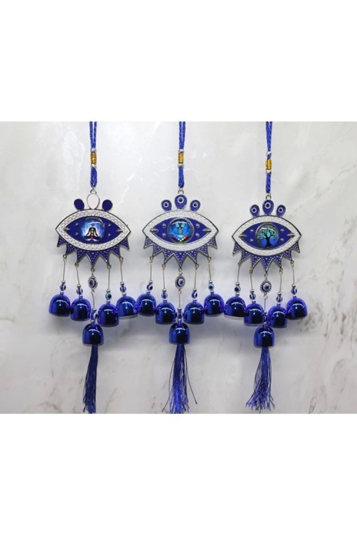 MELFSHOP Metal Nazar Boncuğu Çan Model 4