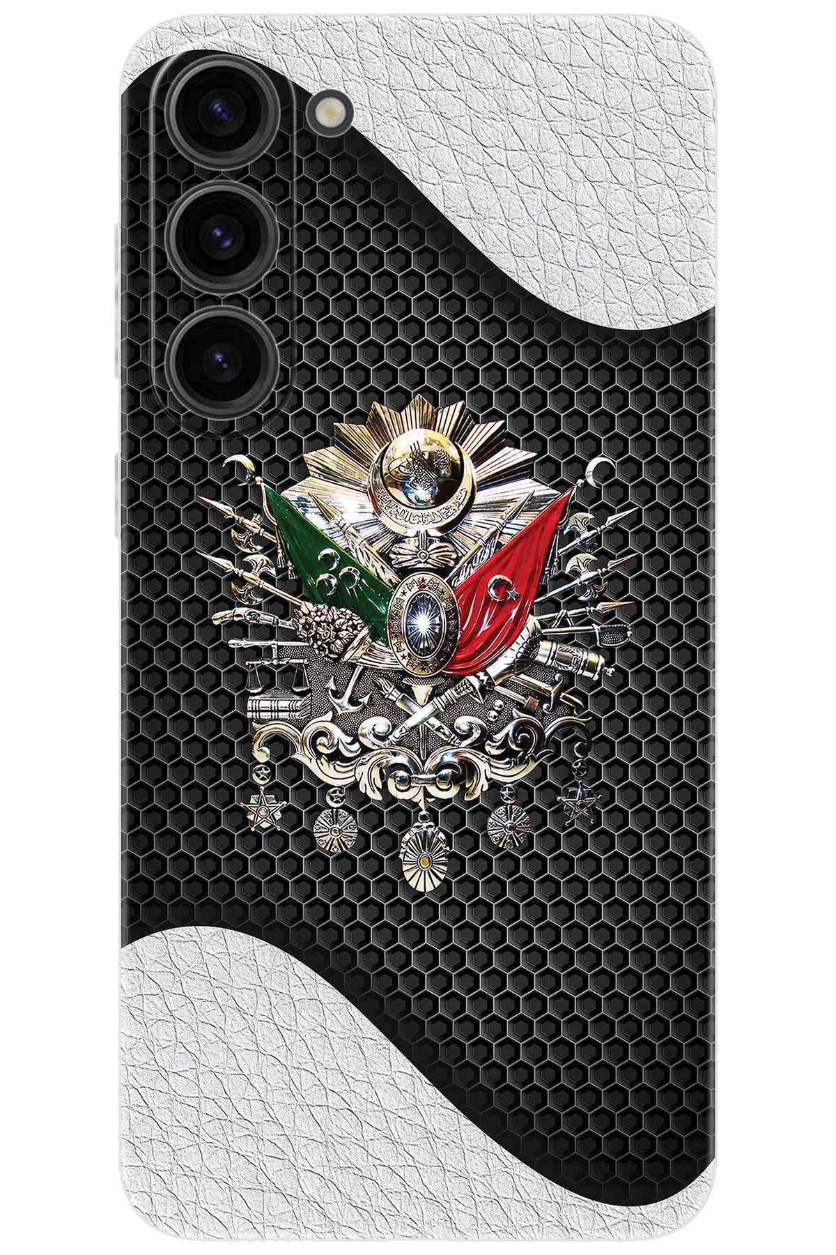 Ceppare Samsung Galaxy S23 PLUS (SM-S916B) Uyumlu Kılıf Silikon Osmanlı Tuğra Tasarım STK:415 CP-dWUKte4