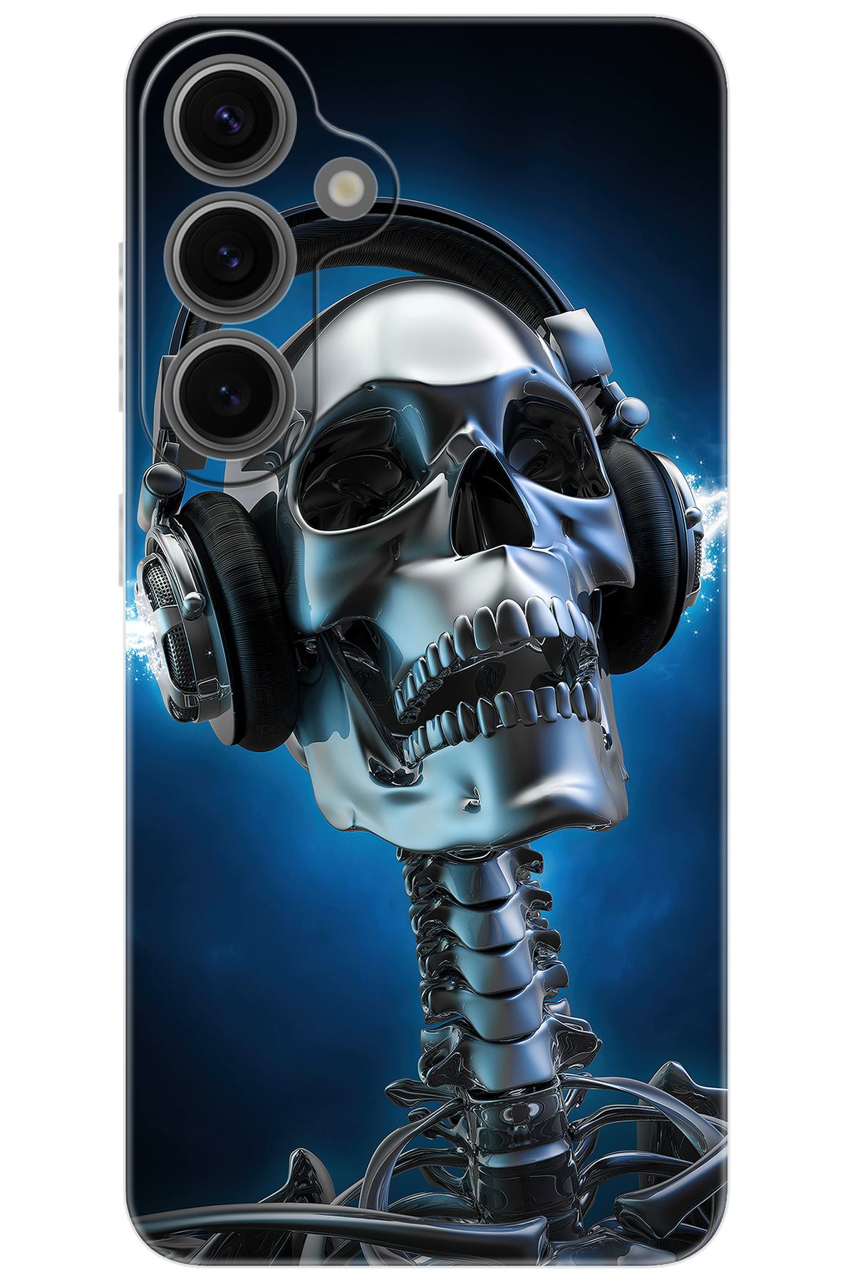 Ceppare Samsung Galaxy S24 PLUS (SM-S926B) Uyumlu Kılıf Desen Baskı Silikon Metal İskelet STK:141 CP-QvG57Kj
