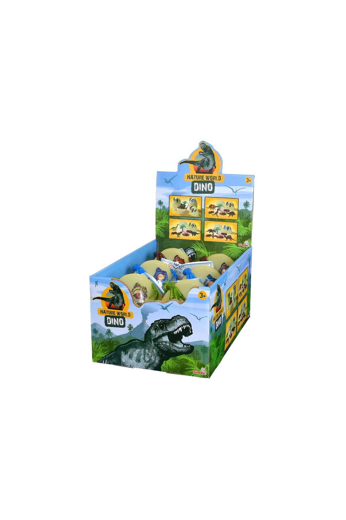 Simba 10434255 3Dinozorlar ve Aksesuarlarla Dino Yumurtası, 3'lü